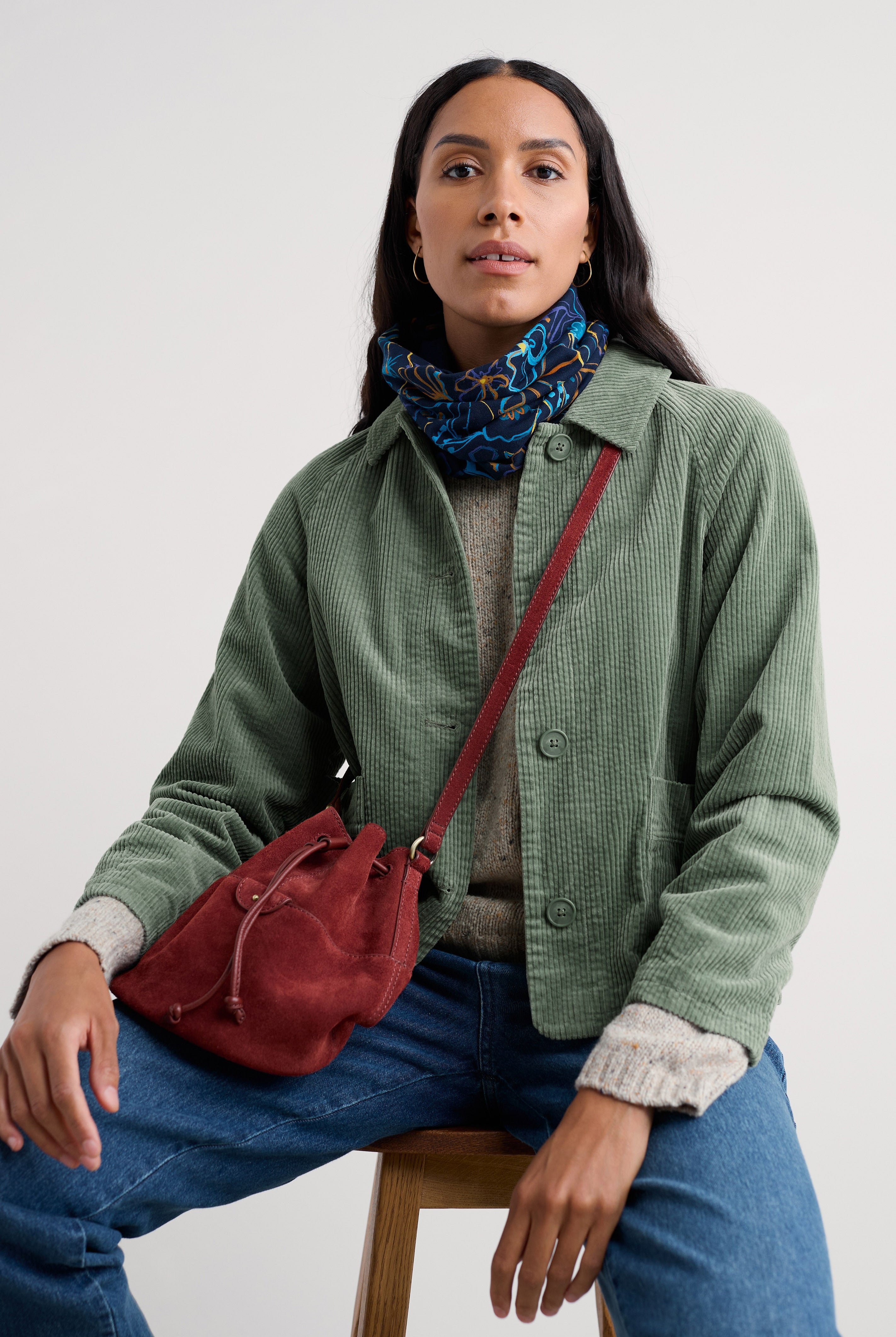 Seasalt Heavyweight Handyband - Drawn Floral Maritime B-AC38058_36352_OS