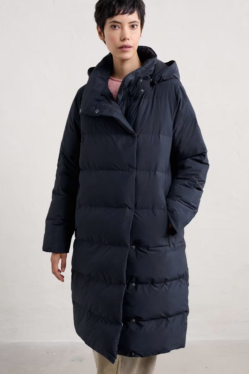 Seasalt Holywell Bay Waterproof Coat - Inkwell