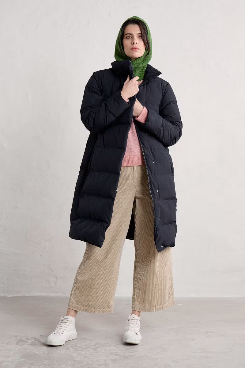 Seasalt Holywell Bay Waterproof Coat - Inkwell