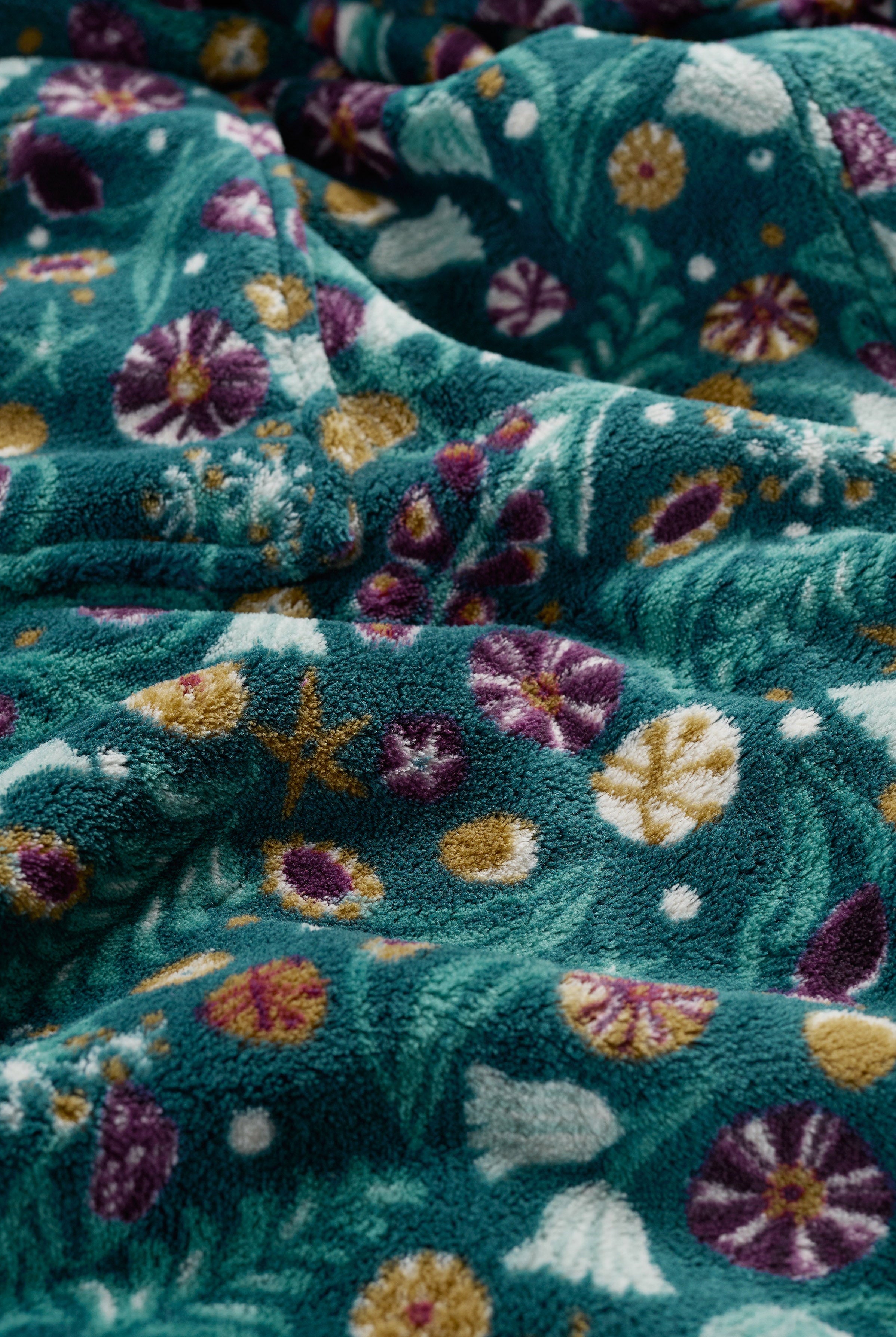 Seasalt Hushing Dressing Gown - Illuminated Garden Dk Wreckage