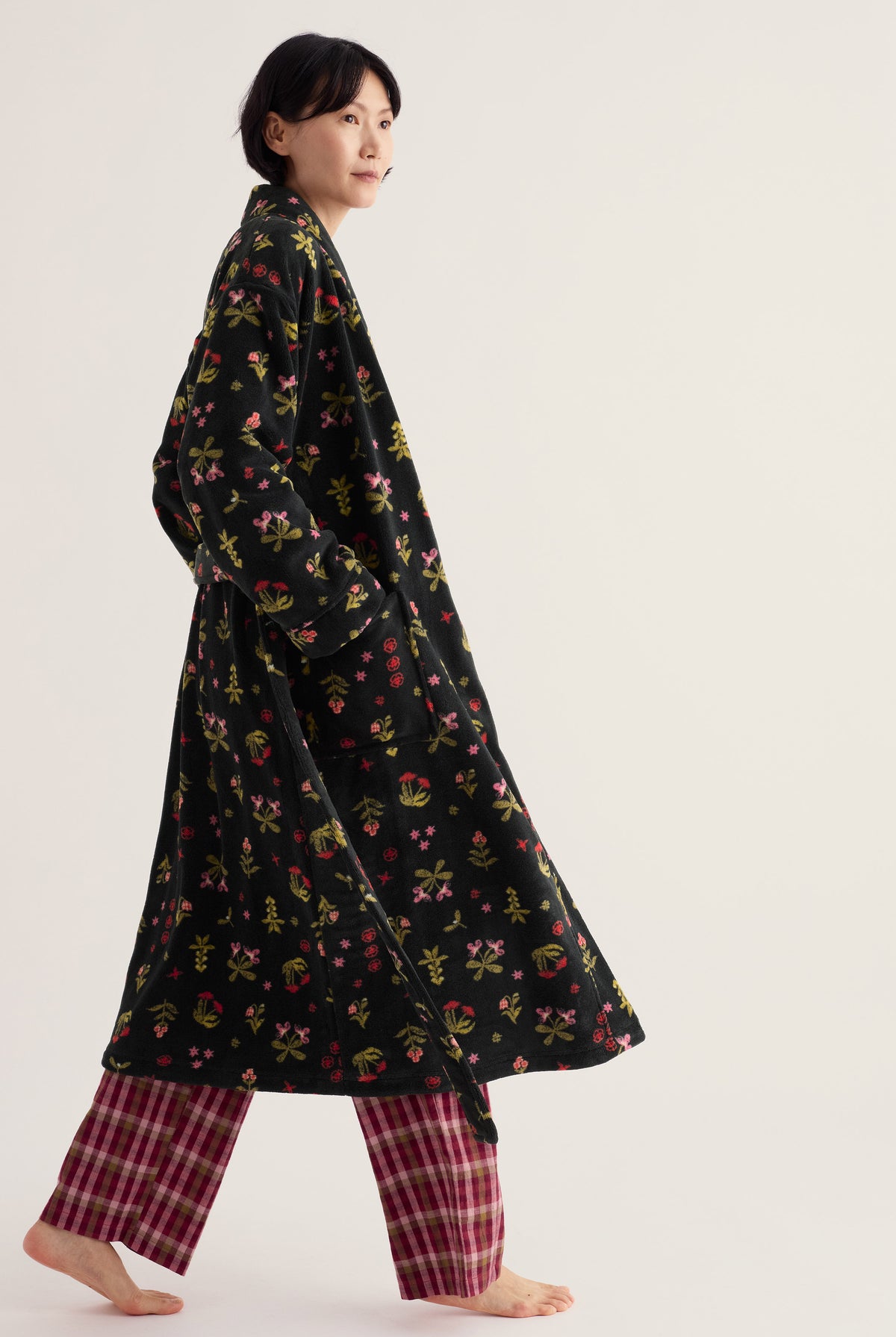 Seasalt Hushing Gown - Tapestry Flowers Onyx