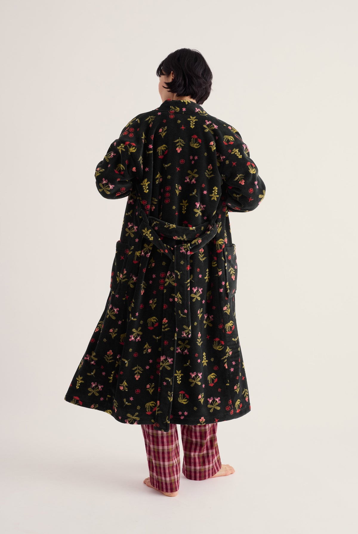 Seasalt Hushing Gown - Tapestry Flowers Onyx