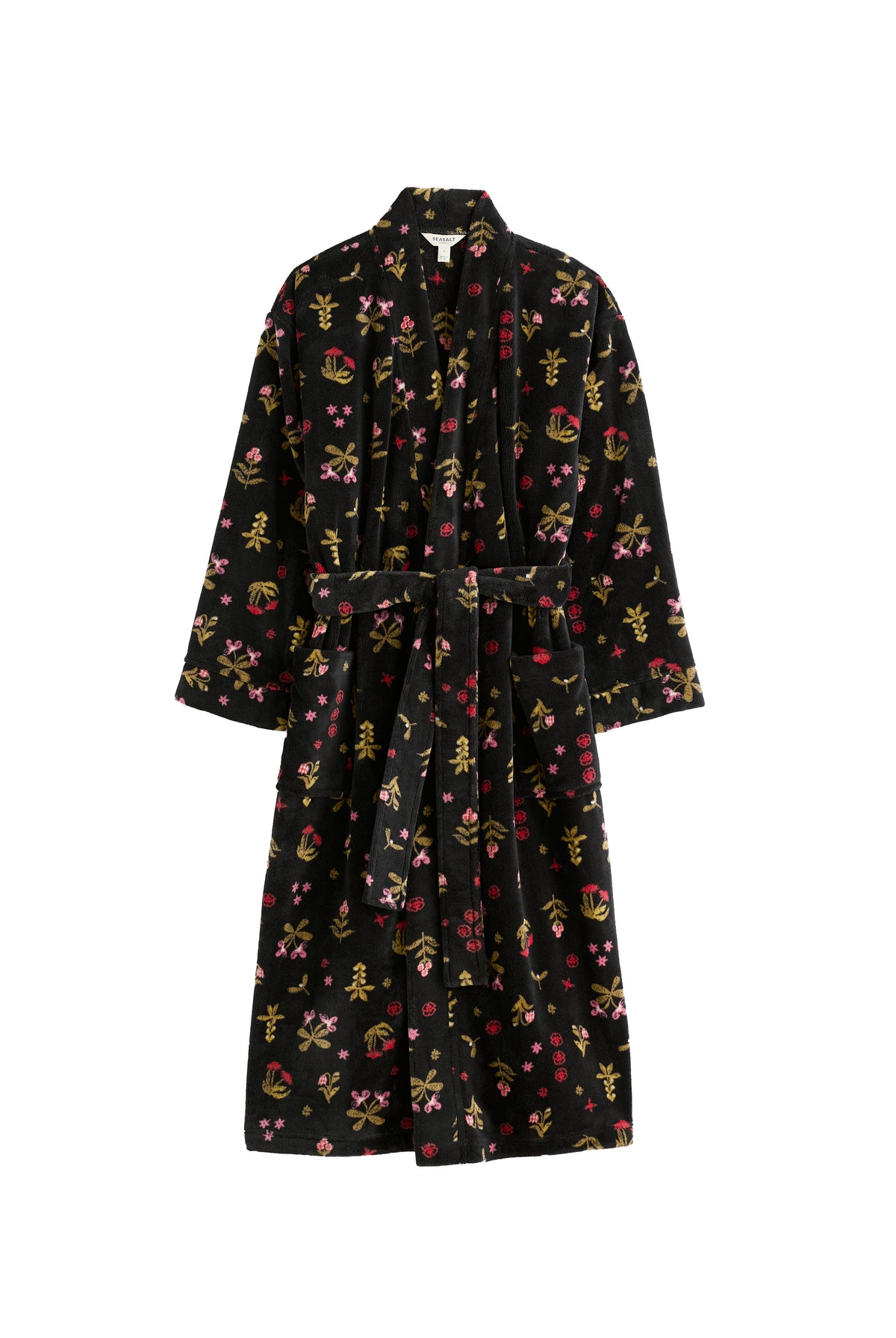 Seasalt Hushing Gown - Tapestry Flowers Onyx