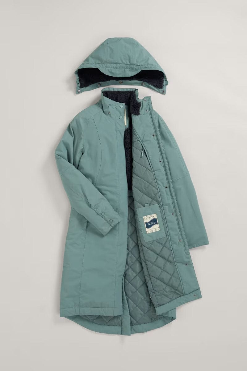 Seasalt Janelle Waterproof Raincoat Coat - Lichen