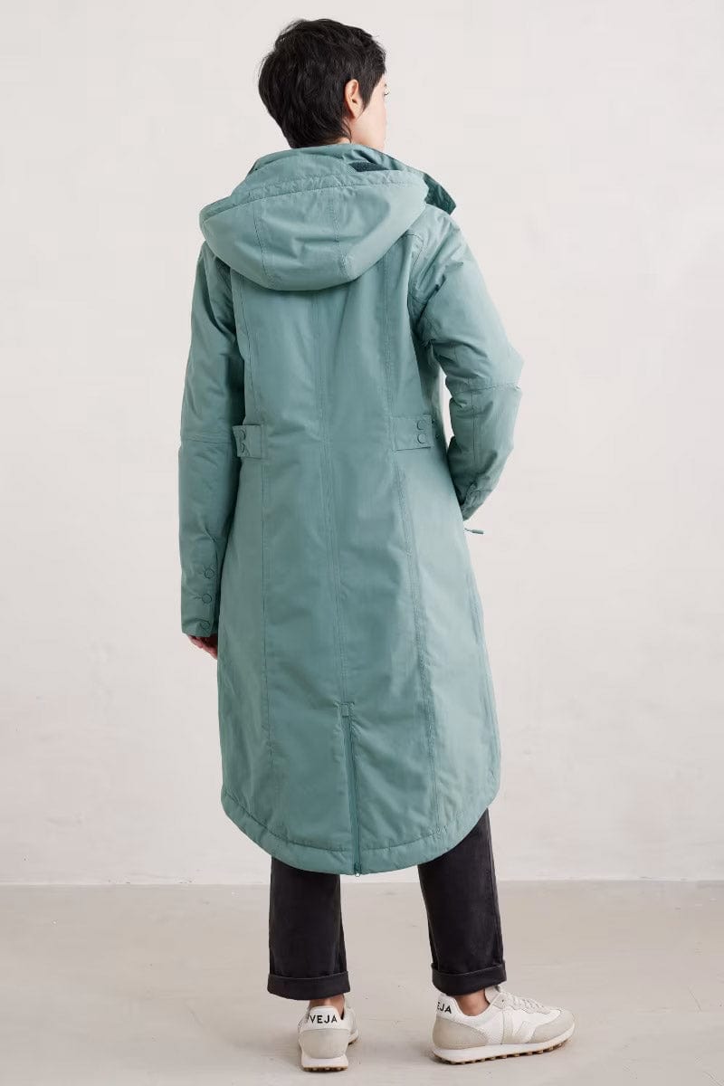 Seasalt Janelle Waterproof Raincoat Coat - Lichen