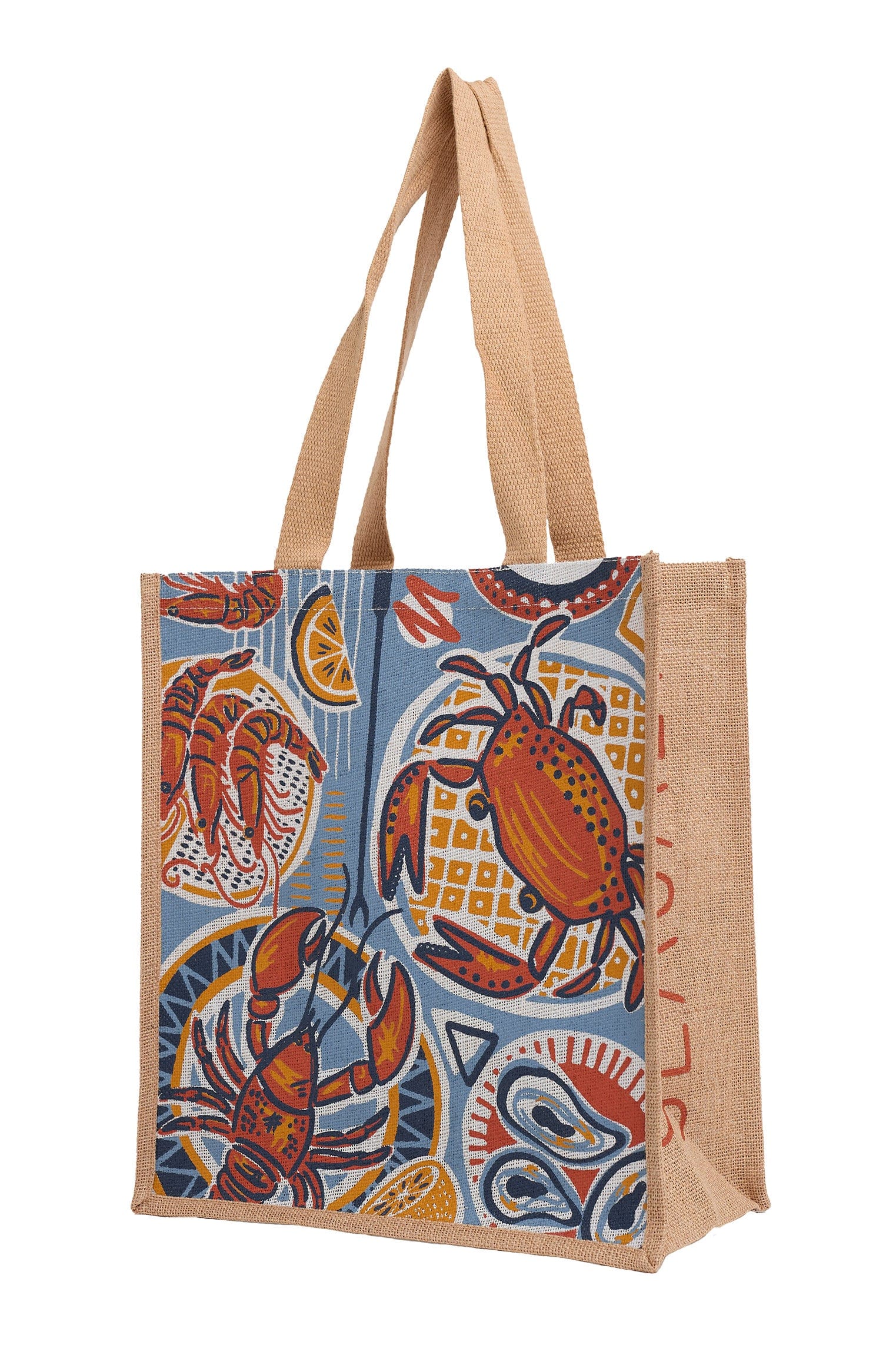 Seasalt Jute Shopper - Seafood Summer Gig B-AC19288_35078_OS