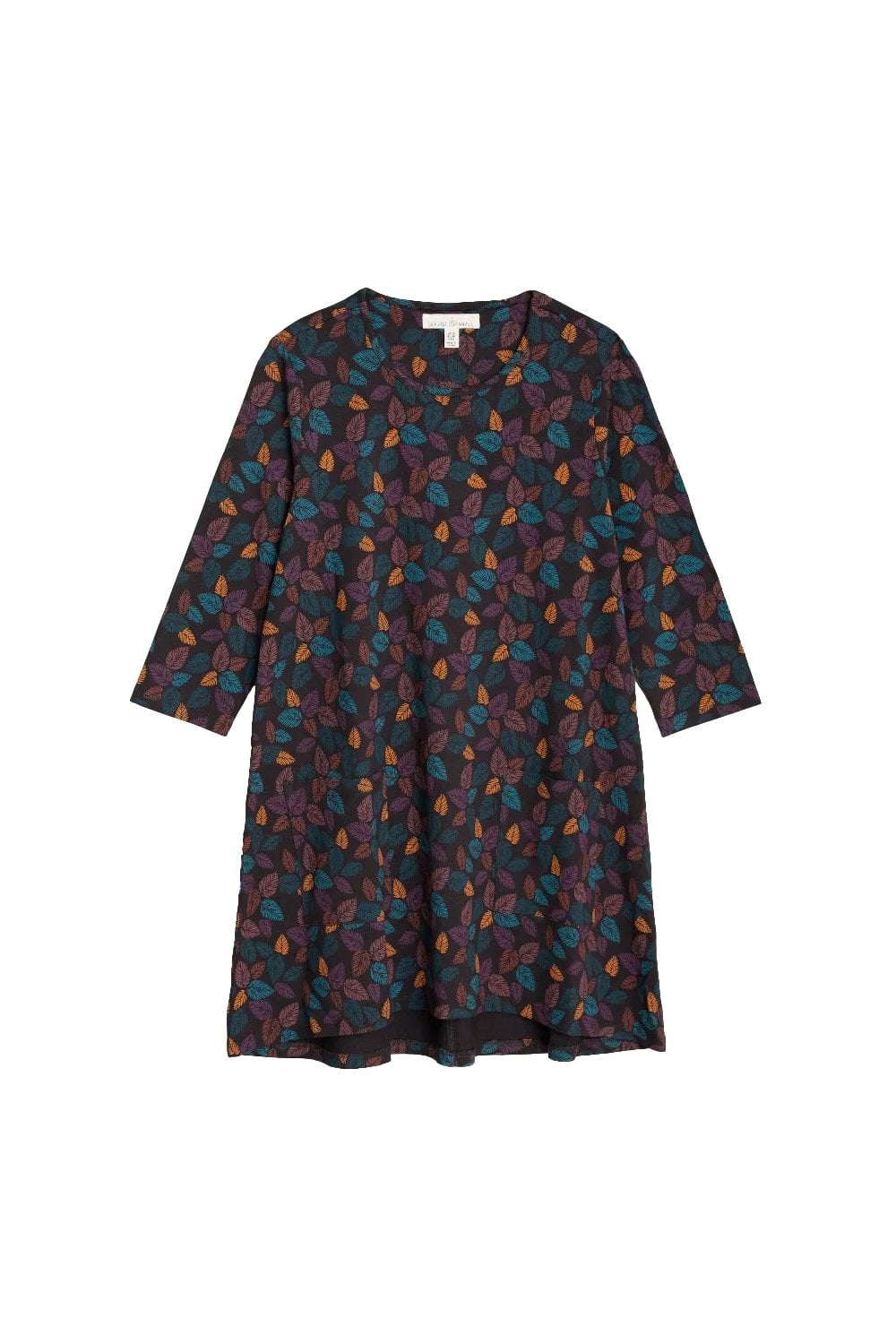 Seasalt Killiow Tunic - Slate Leaves Onyx