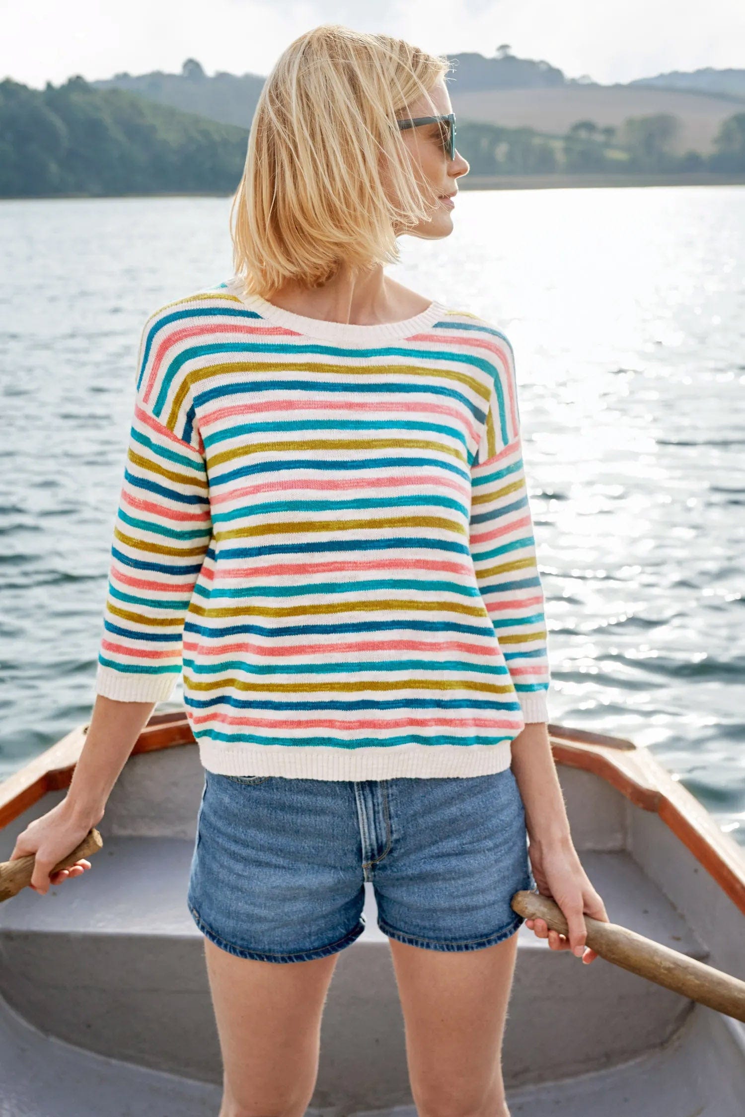 Seasalt Knavock Jumper - Mini Cornish Helford Multi