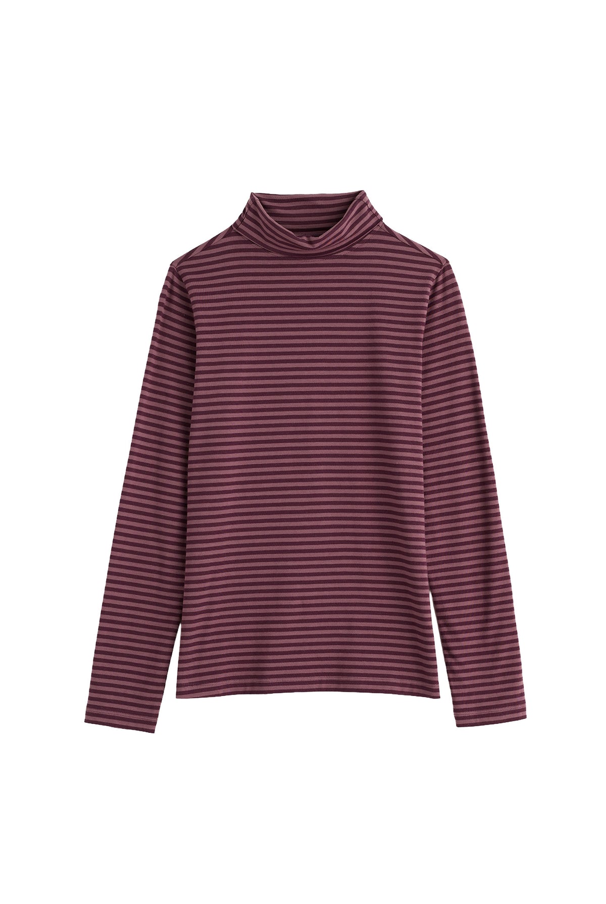 Seasalt Landing Roll Neck Top - Pellitras Dark Hellebore