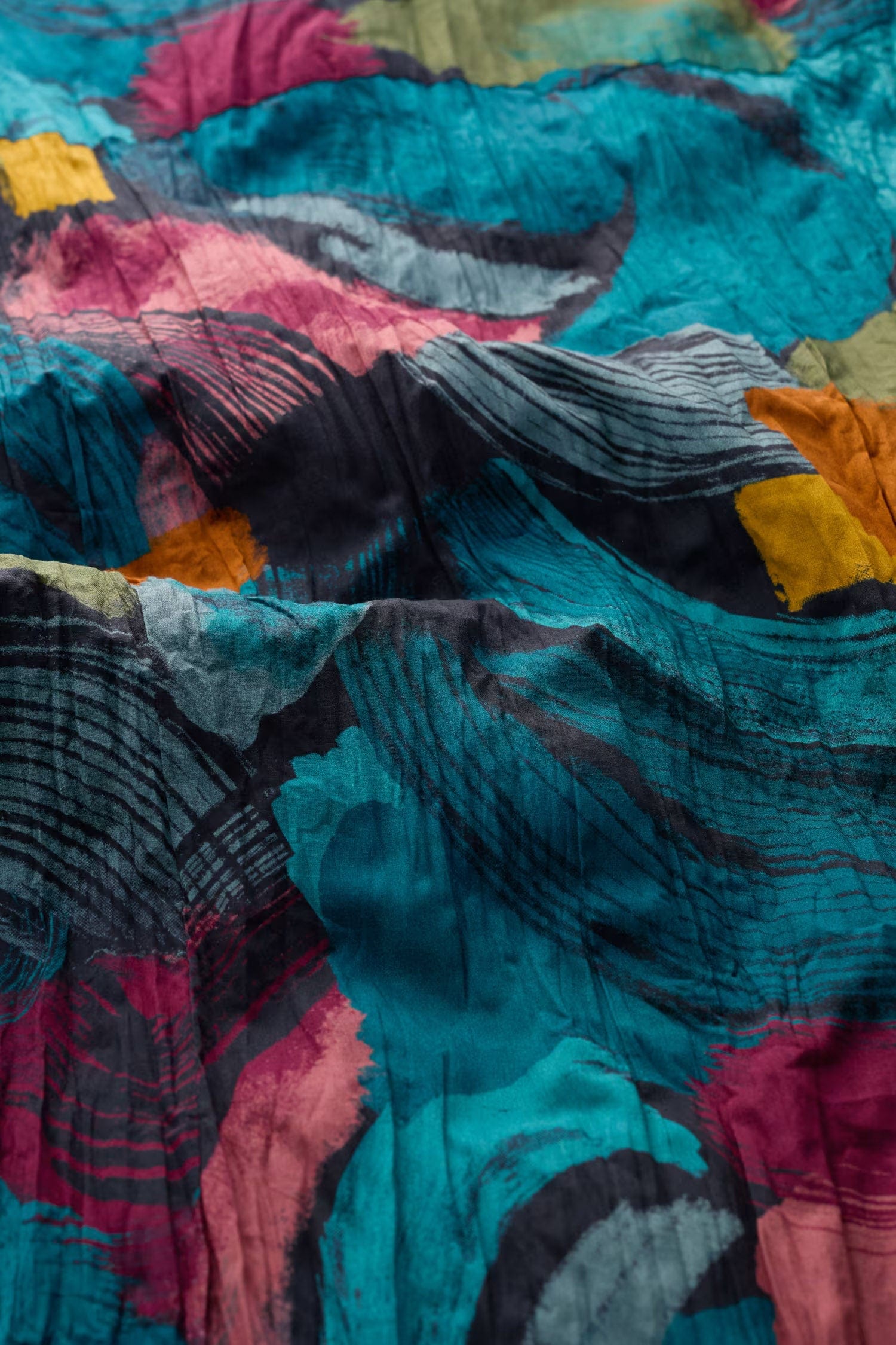 Seasalt Larissa Organic Cotton Shirt - Lelant Abstract Mix