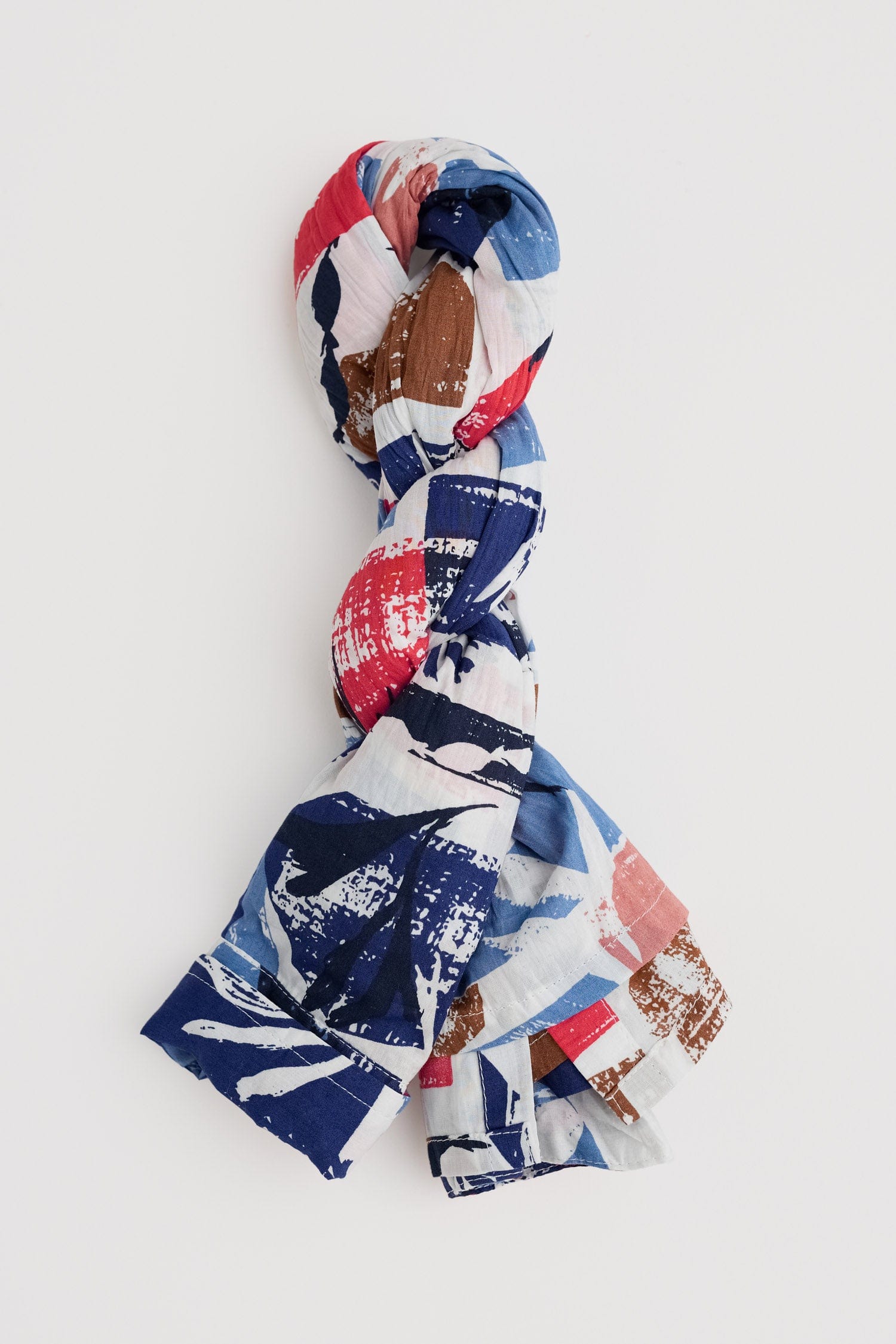 Seasalt Larissa Organic Cotton Shirt - Marine Forms Chalk