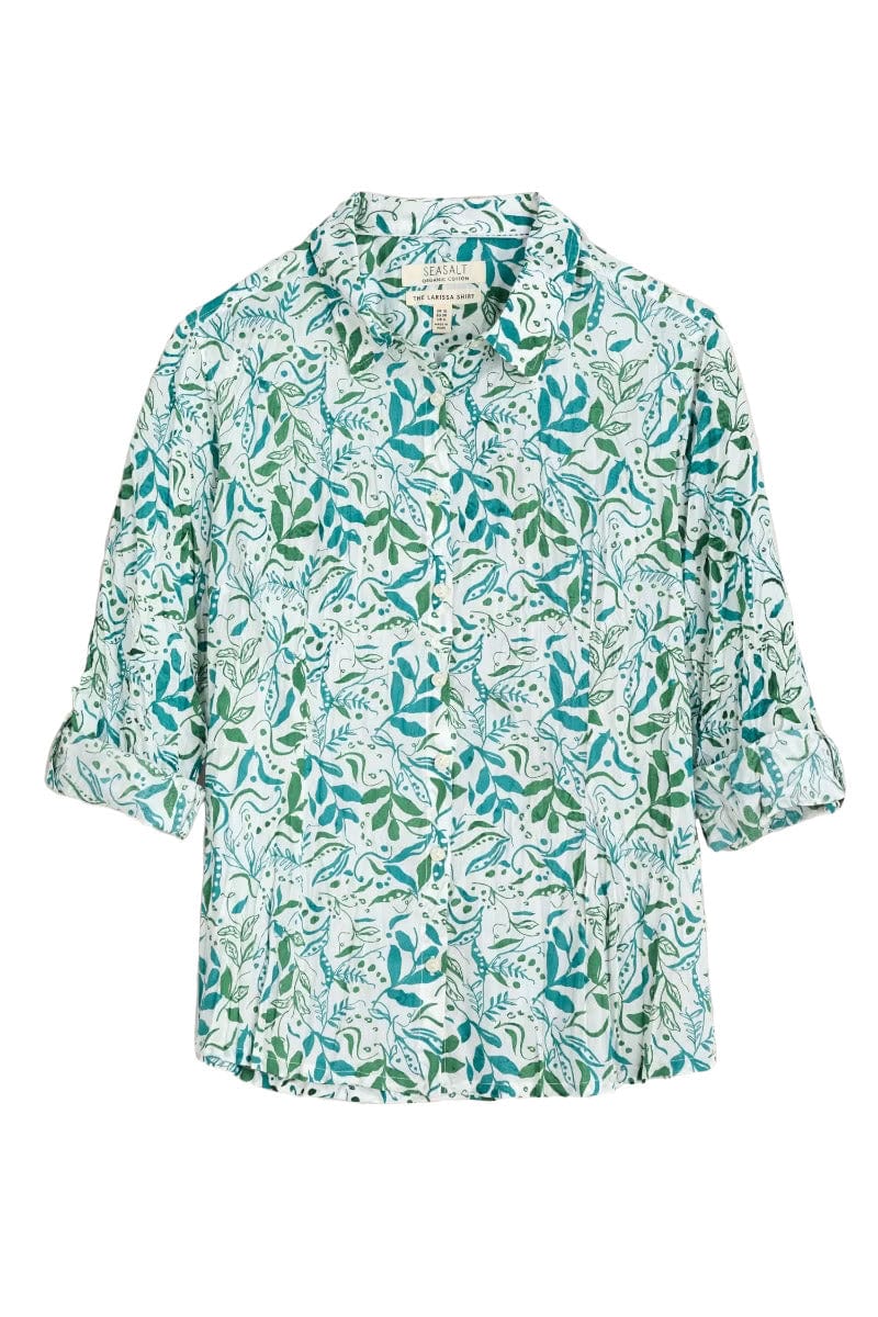 Seasalt Larissa Organic Cotton Shirt - Wandering Peas Chalk