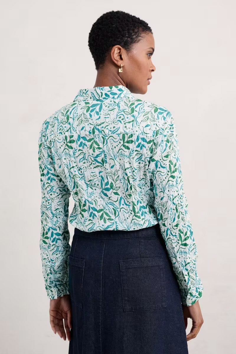 Seasalt Larissa Organic Cotton Shirt - Wandering Peas Chalk
