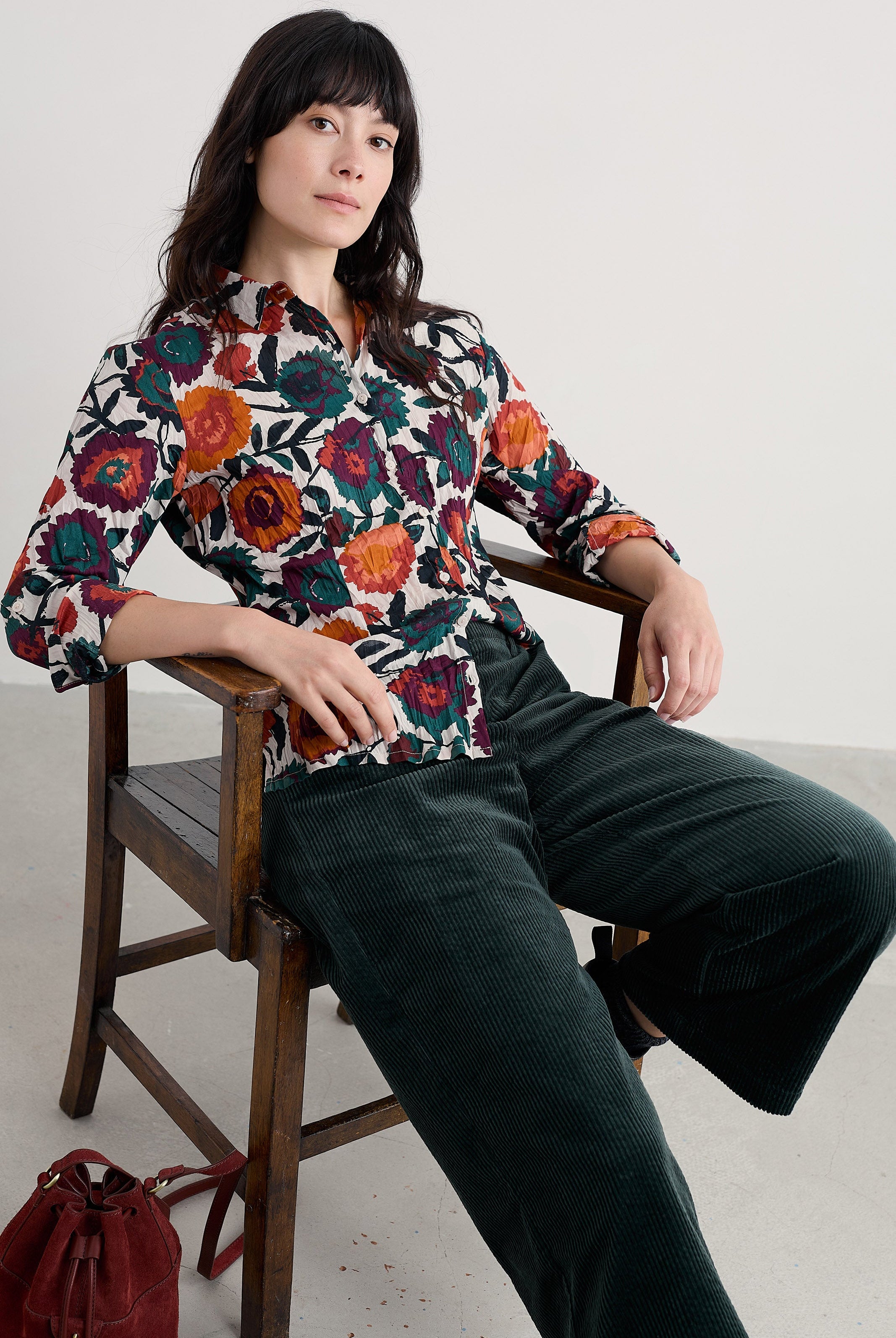 Seasalt Larissa Shirt - Figurative Floral Aran