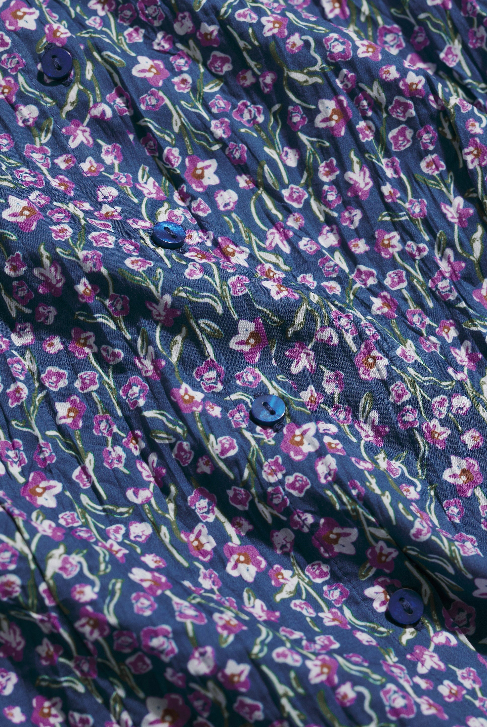 Seasalt Larissa Shirt - Flax Flower Bright Orchid