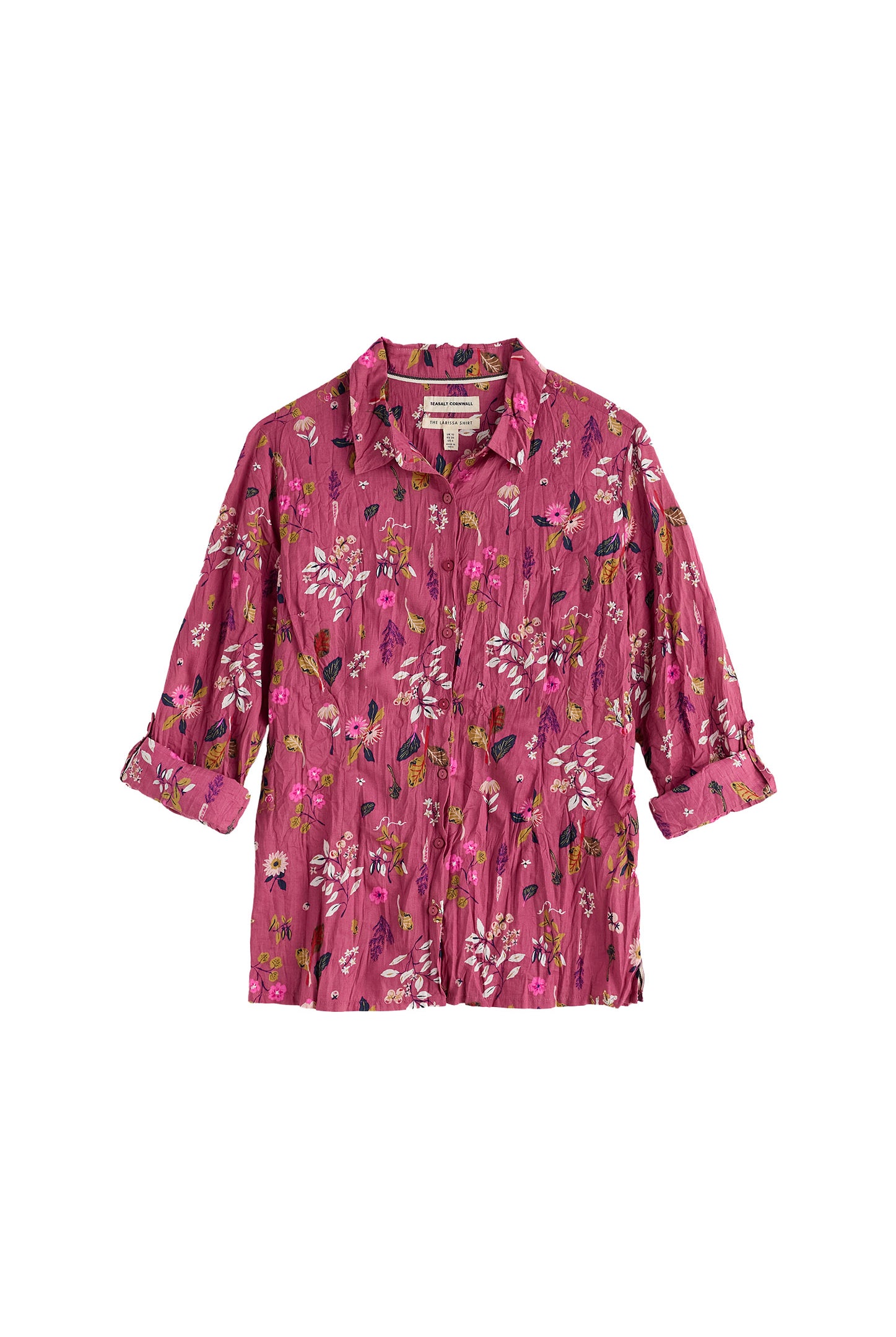 Seasalt Larissa Shirt - Flora Study Rosa