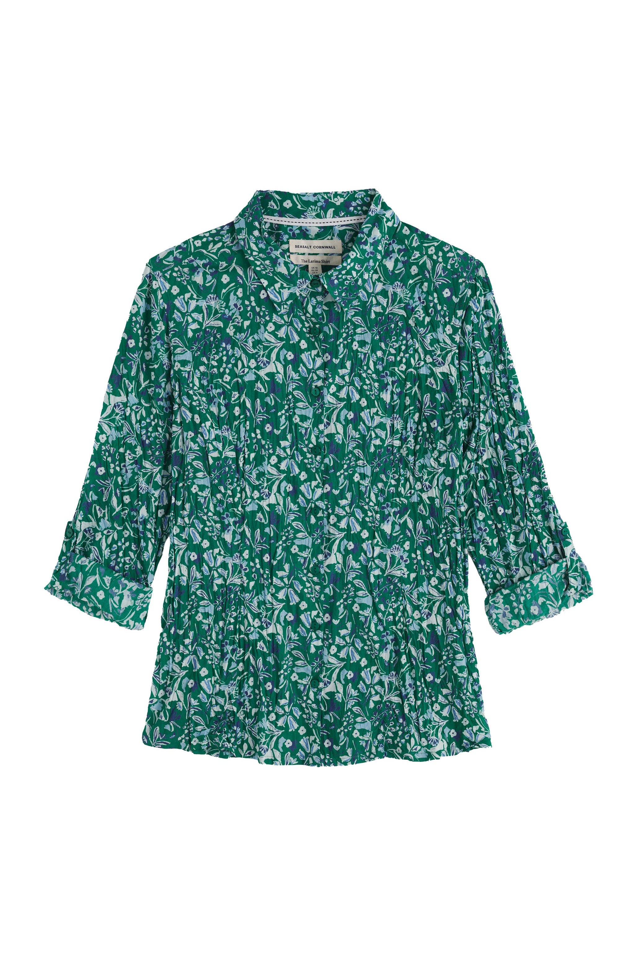 Seasalt Larissa Shirt - Woodland Floral Dark Stem