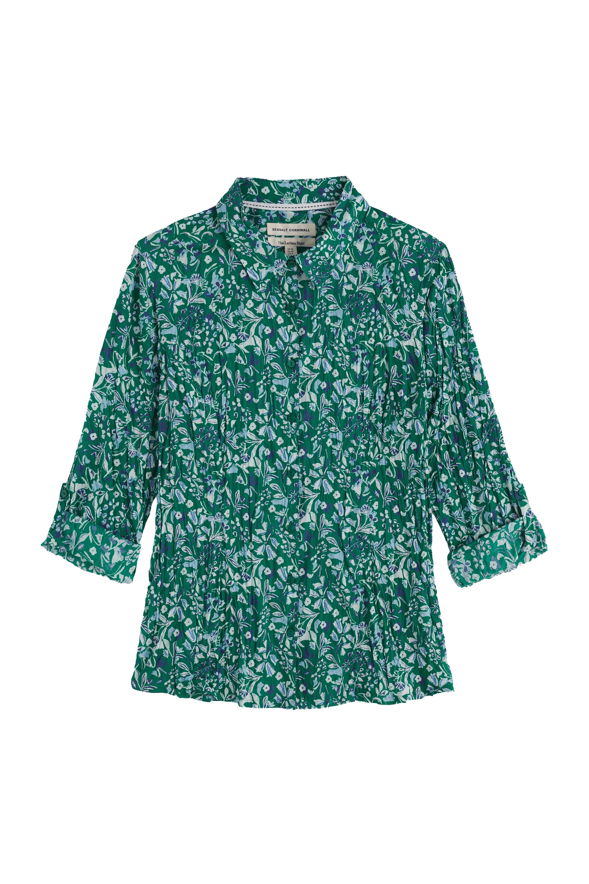 Seasalt Larissa Shirt - Woodland Floral Dark Stem