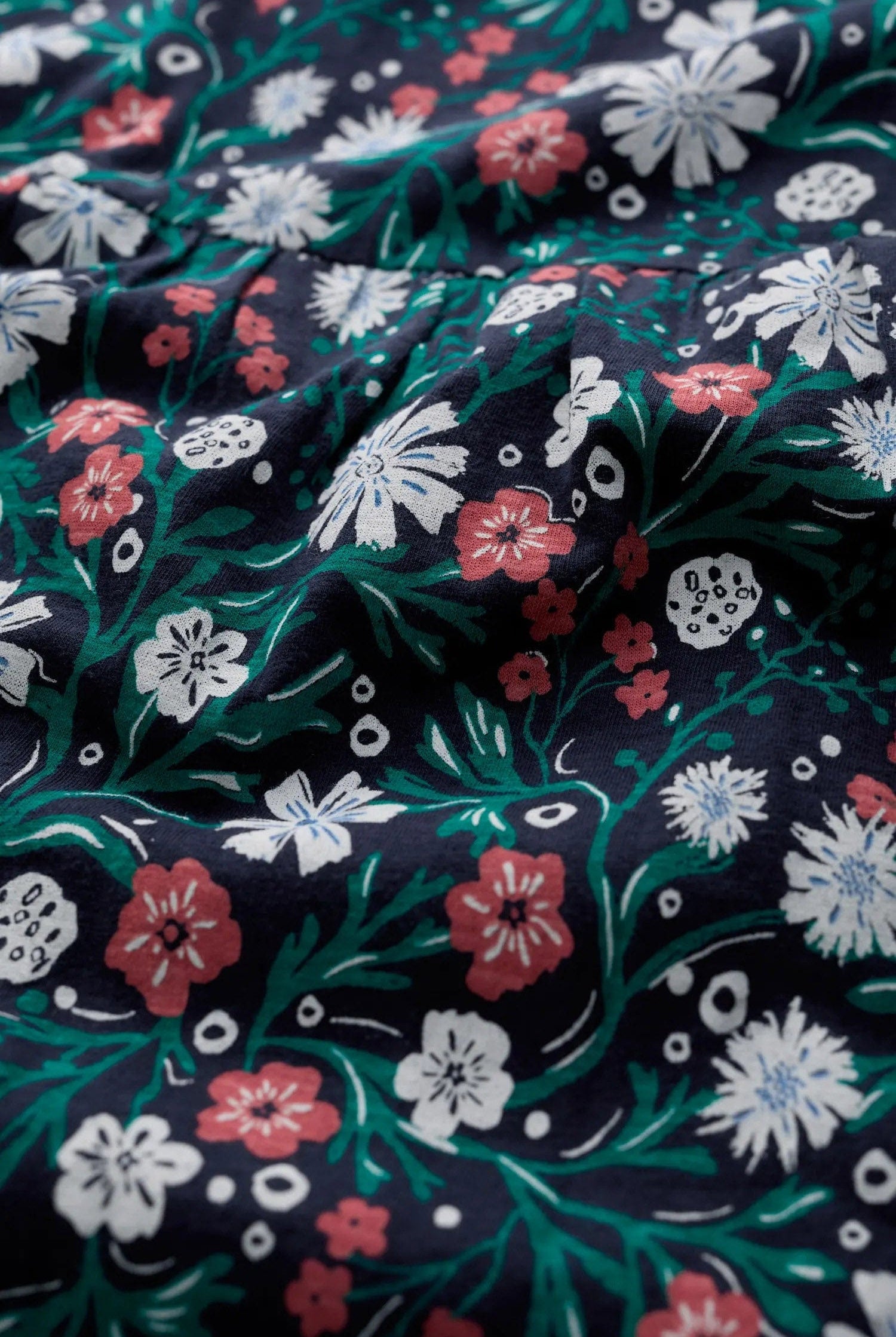 Seasalt Line Strokes Skirt - Creekside Floral Maritime