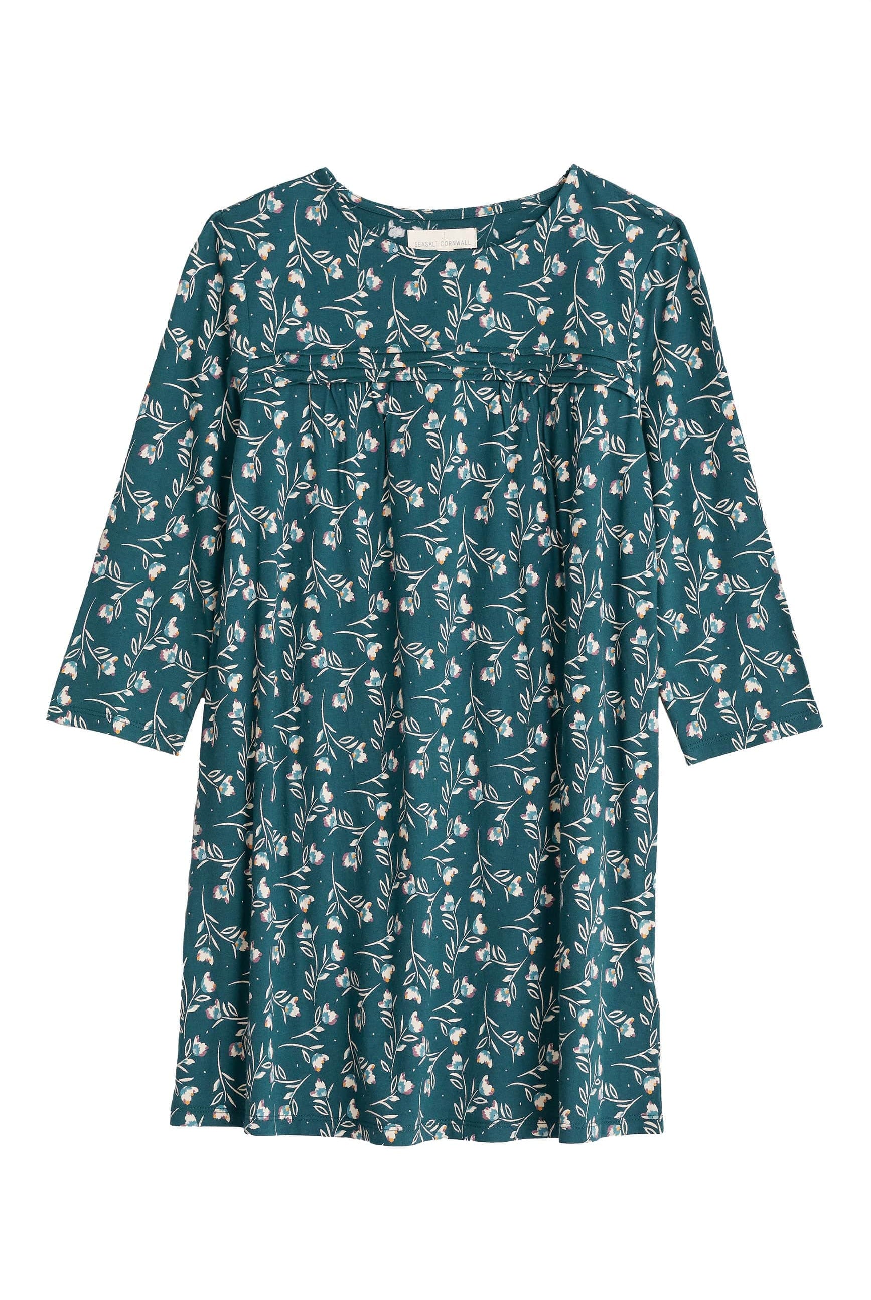 Seasalt Low Rocks Tunic - Brushed Stems Dark Lake