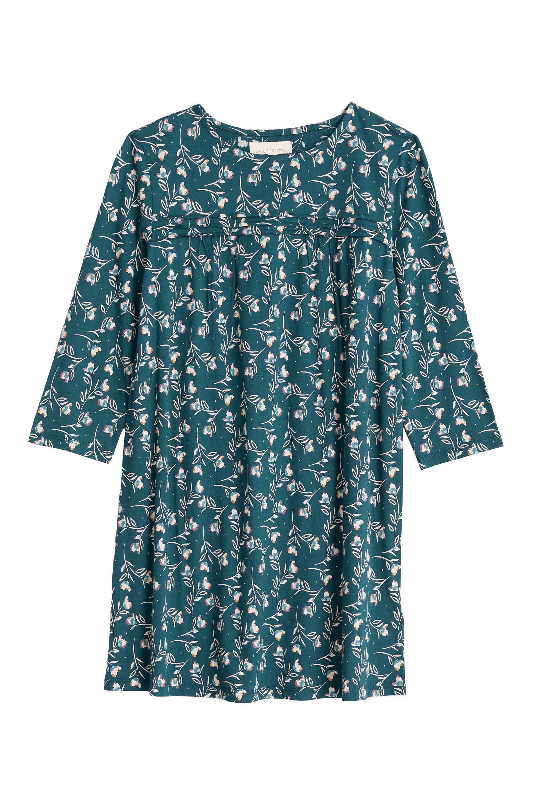 Seasalt Low Rocks Tunic - Brushed Stems Dark Lake