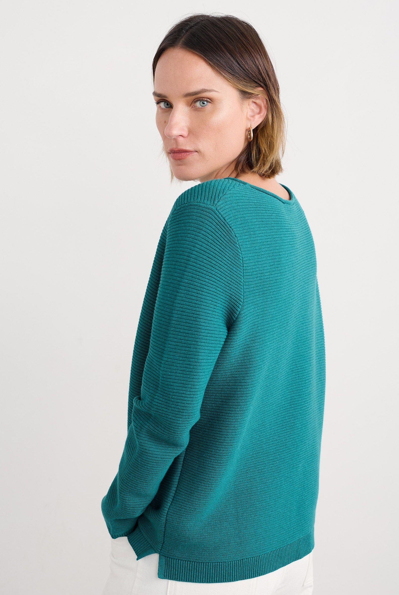 Seasalt Makers Cotton Jumper - Emulsion