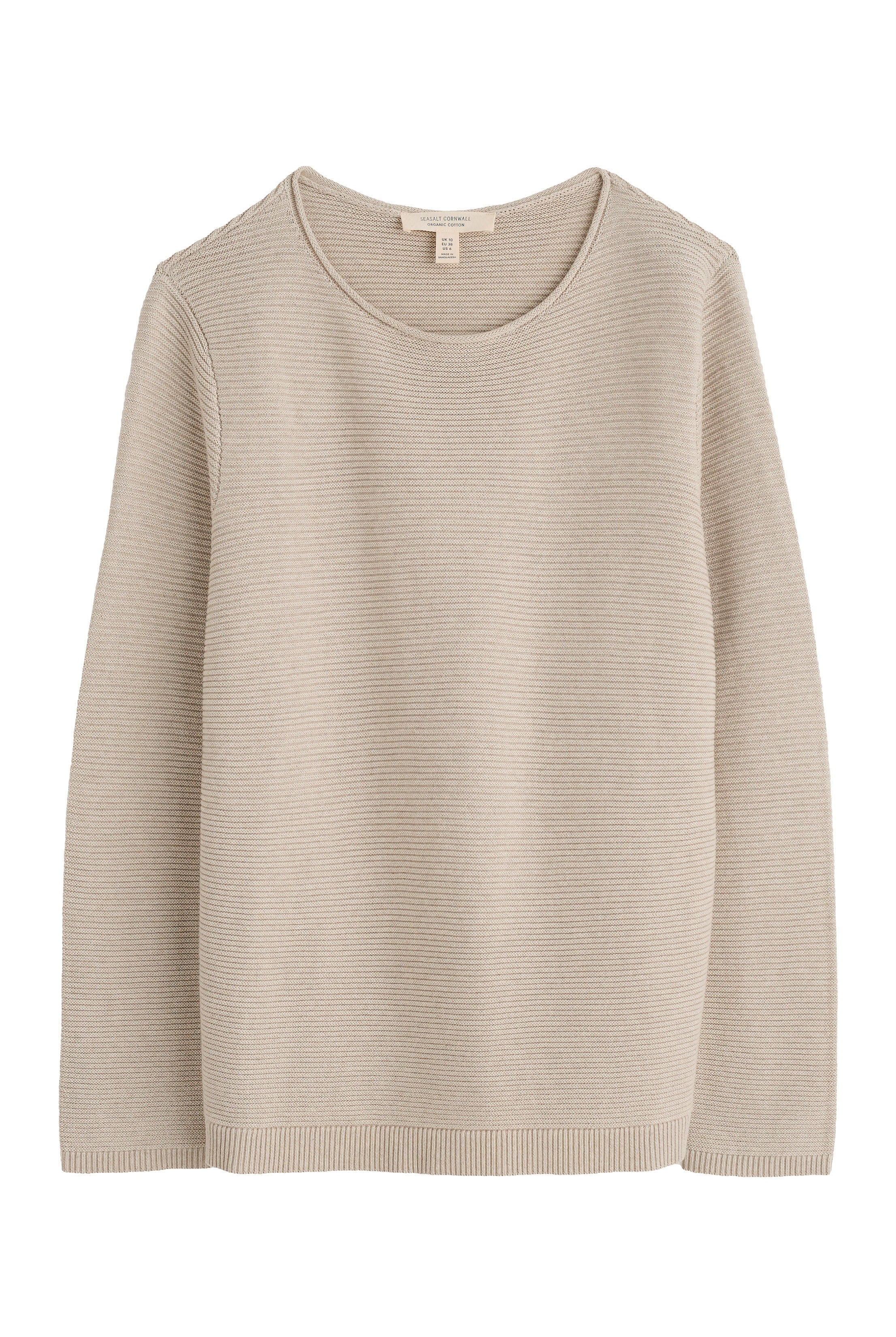 Seasalt Makers Cotton Jumper - Limestone
