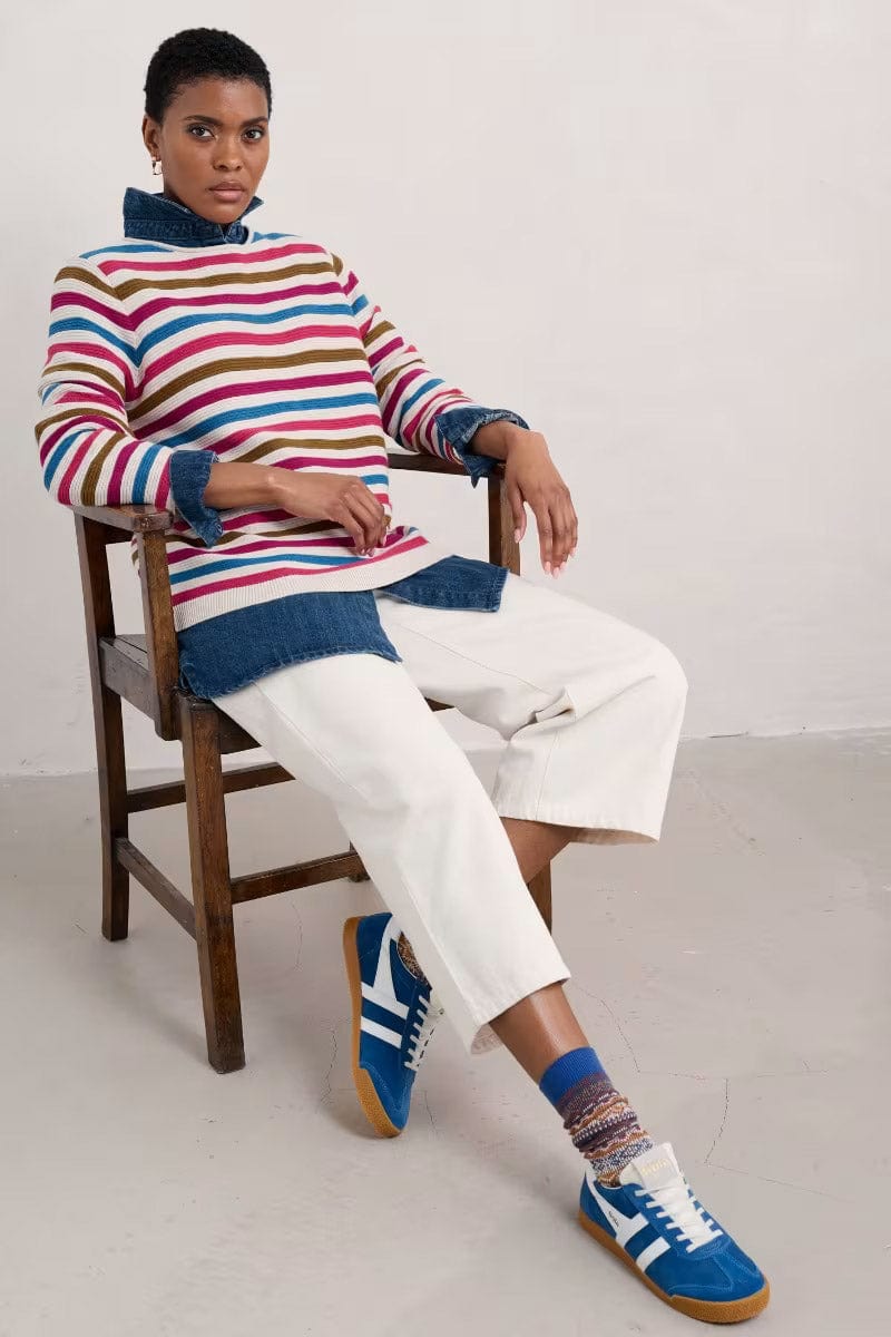 Seasalt Makers Cotton Jumper - Mini Cornish Chalk Charm Mix