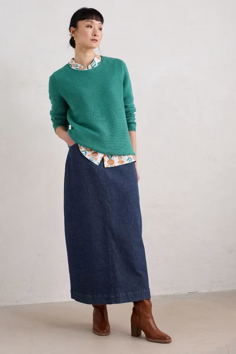 Seasalt Makers Cotton Jumper - Rockpool