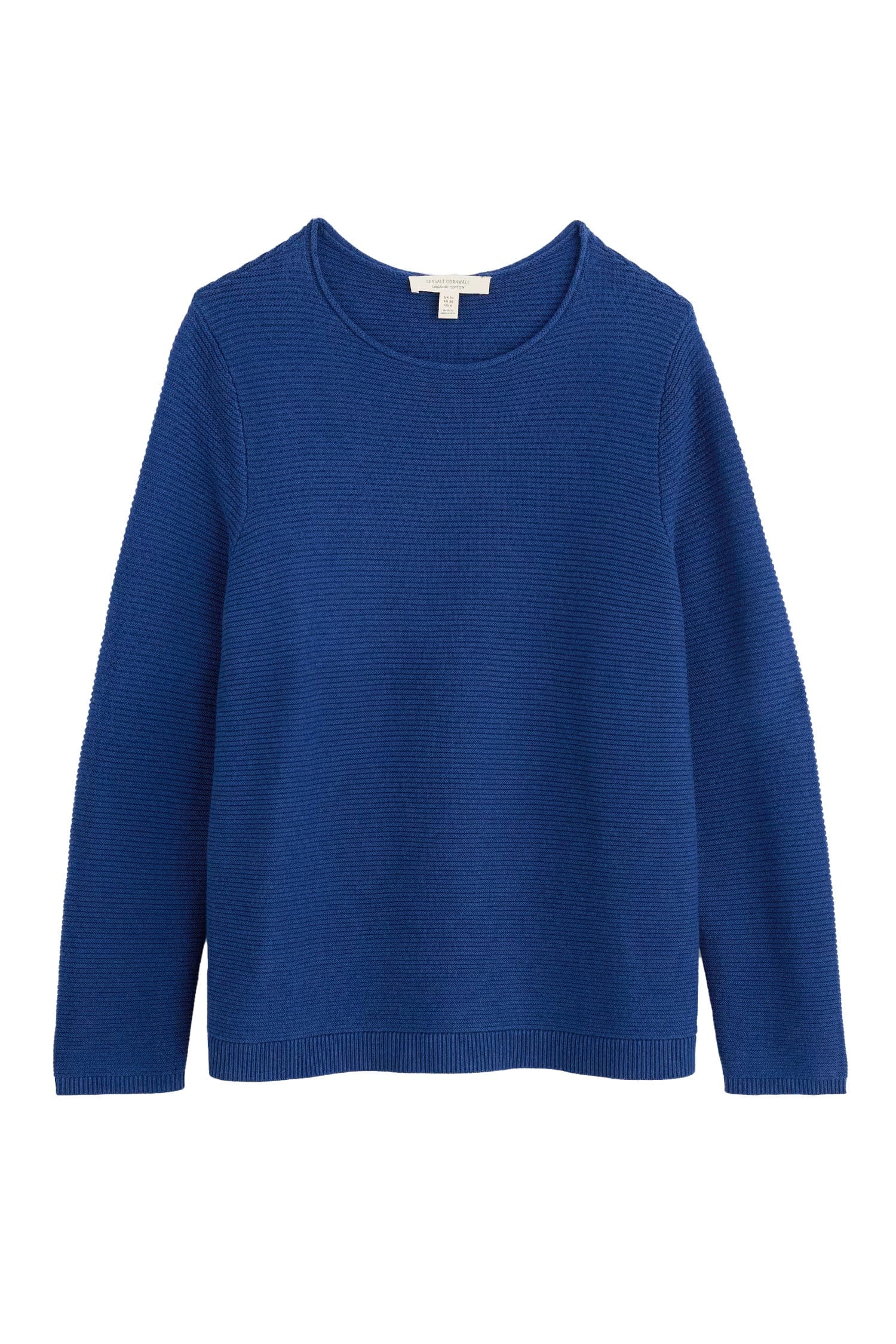 Seasalt Makers Cotton Jumper - Washed Marine