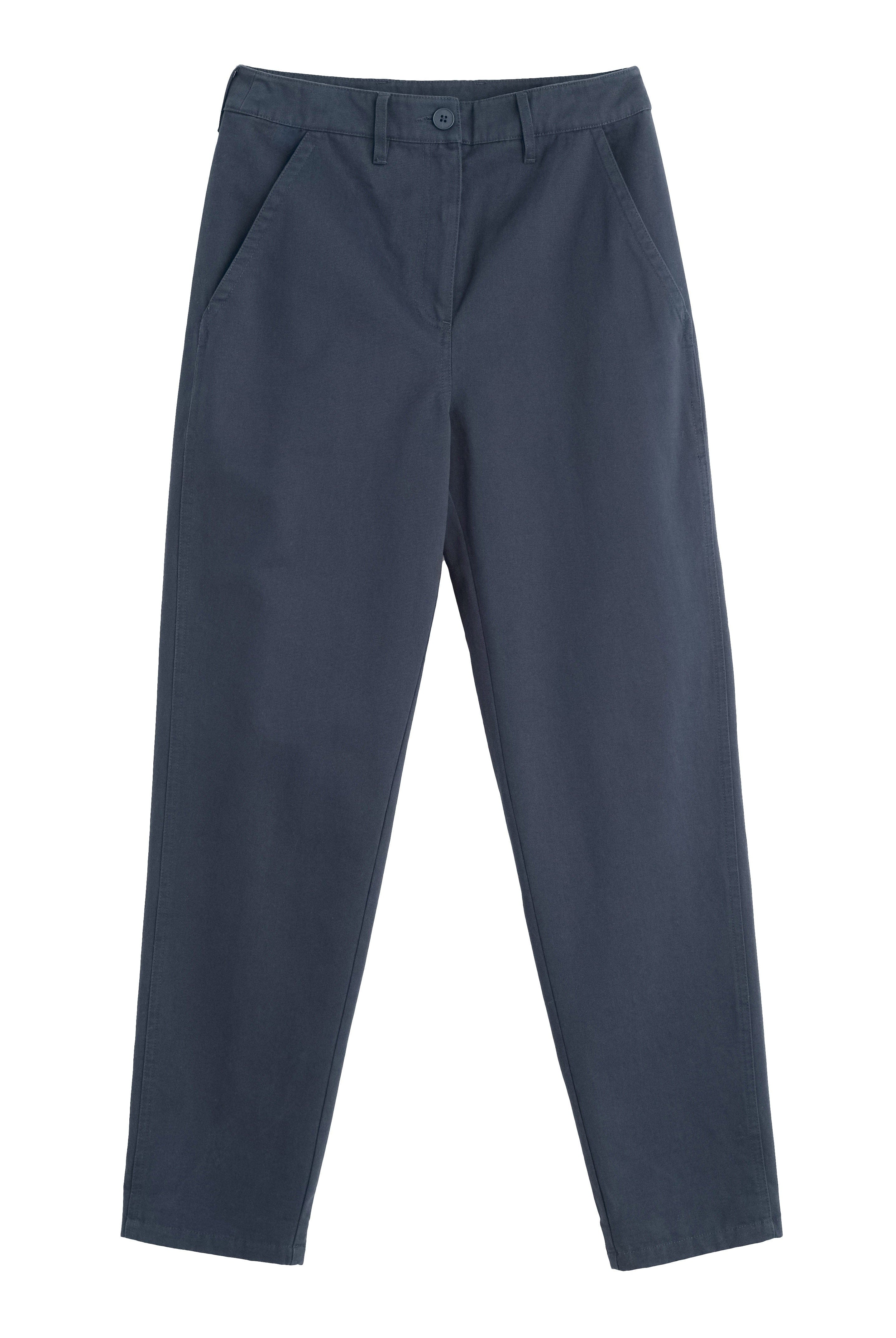 Seasalt Mor Path Organic Cotton Trousers - Maritime