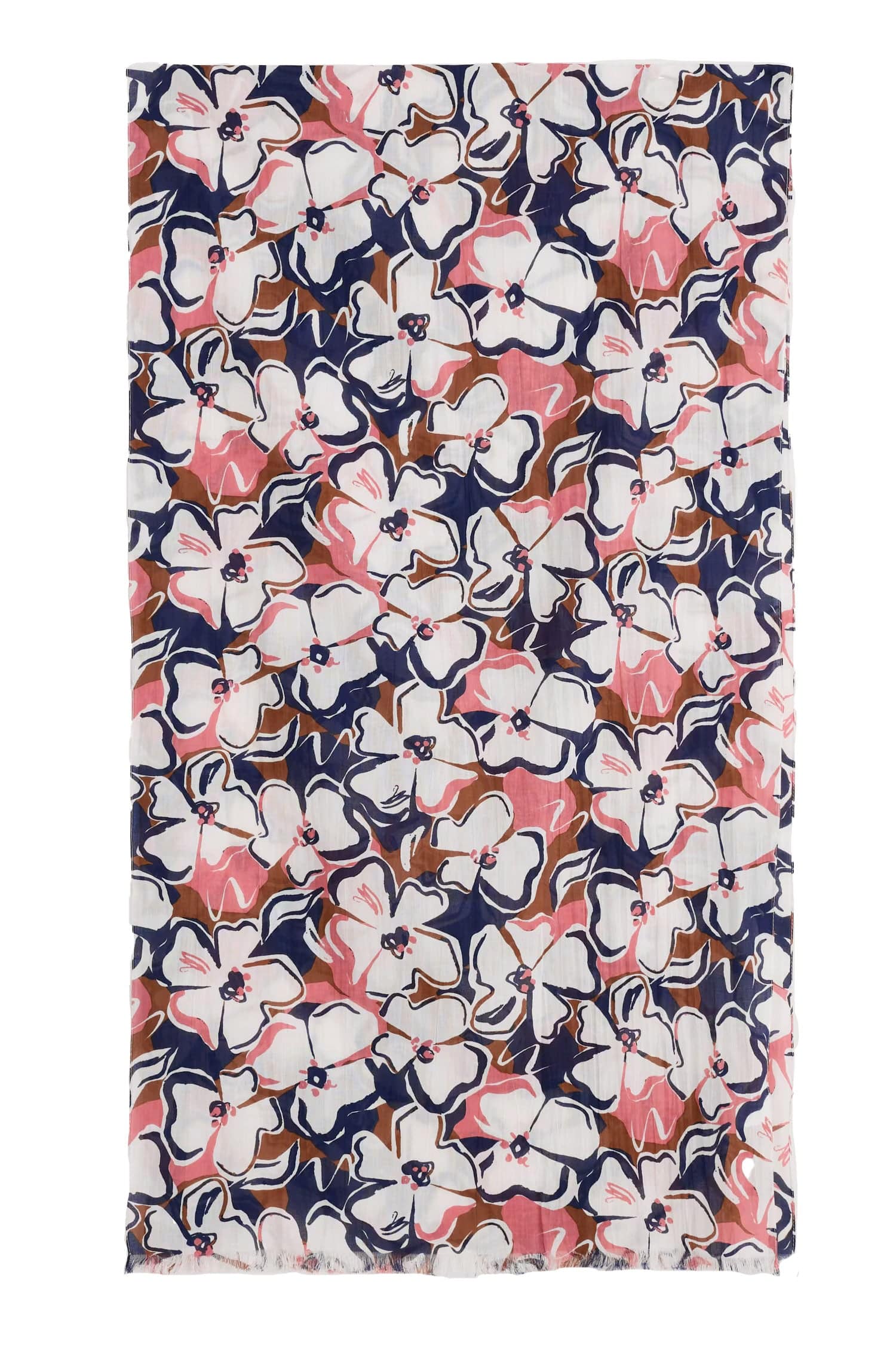 Seasalt New Everyday Scarf - Campion Bloom Toffee B-AC26850_34932_OS