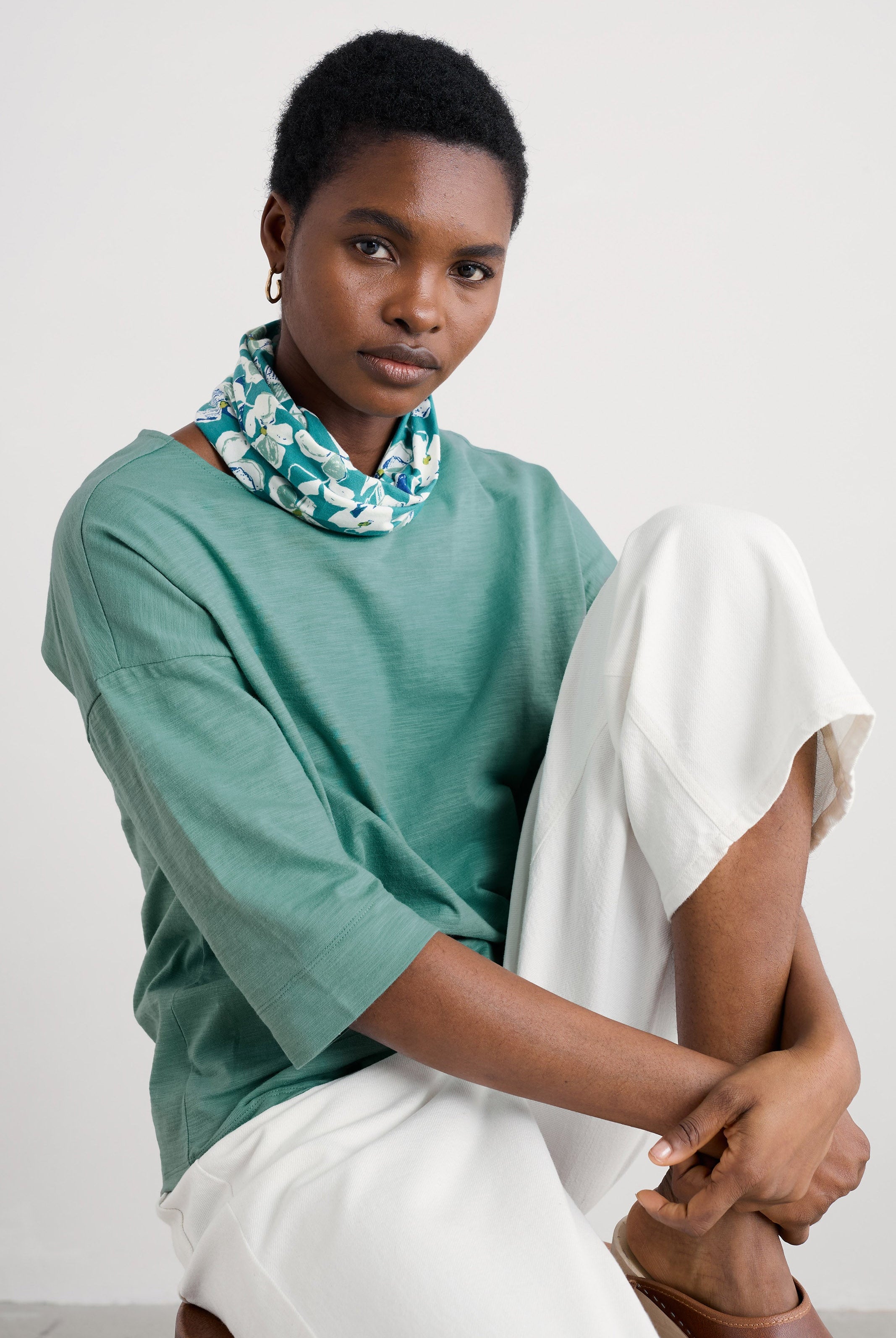 Seasalt Organic Cotton Handyband - Lamorna Bloom Emulsion B-AC17523_35974_OS