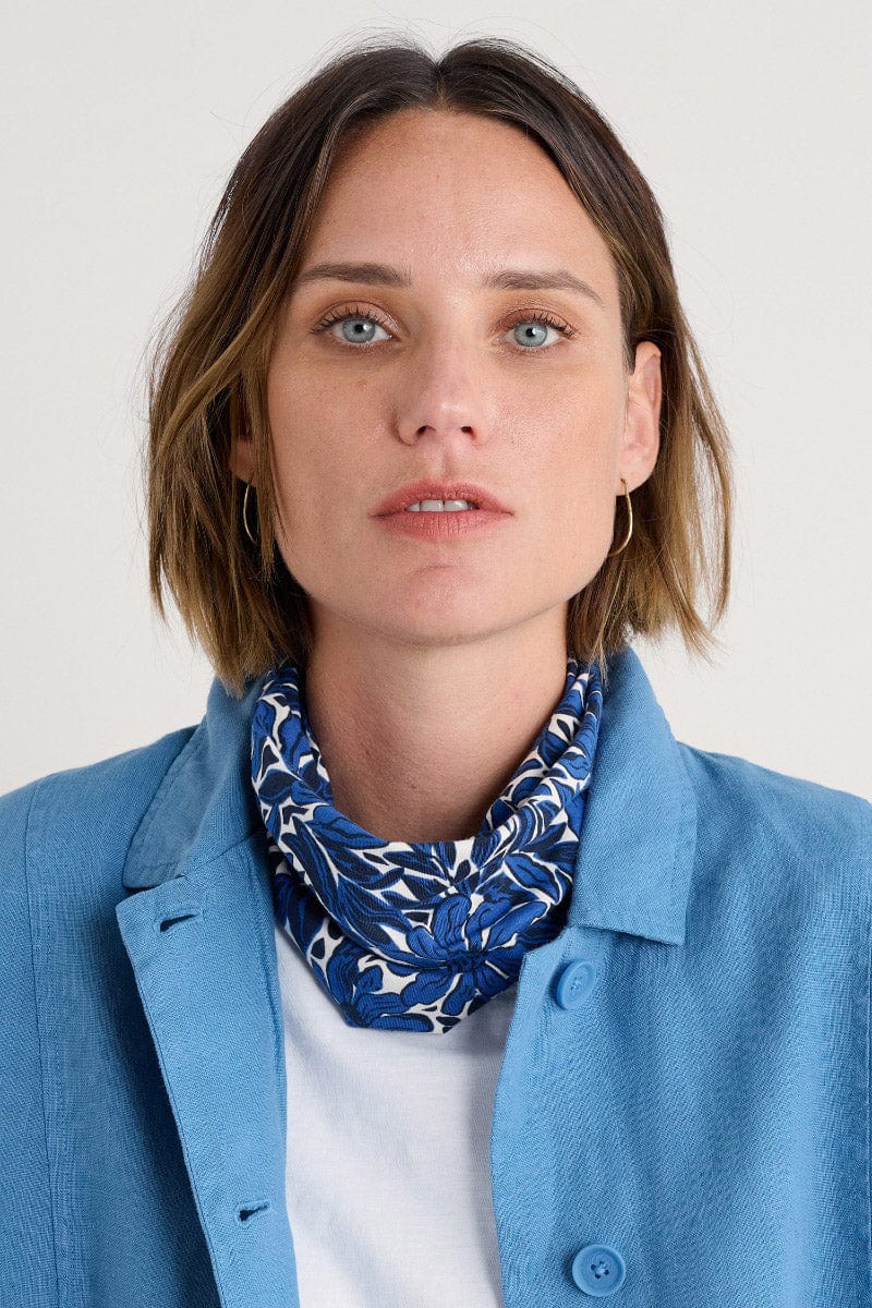 Seasalt Organic Cotton Handyband - Stream Flower Bright Marine B-AC17523_35329_OS