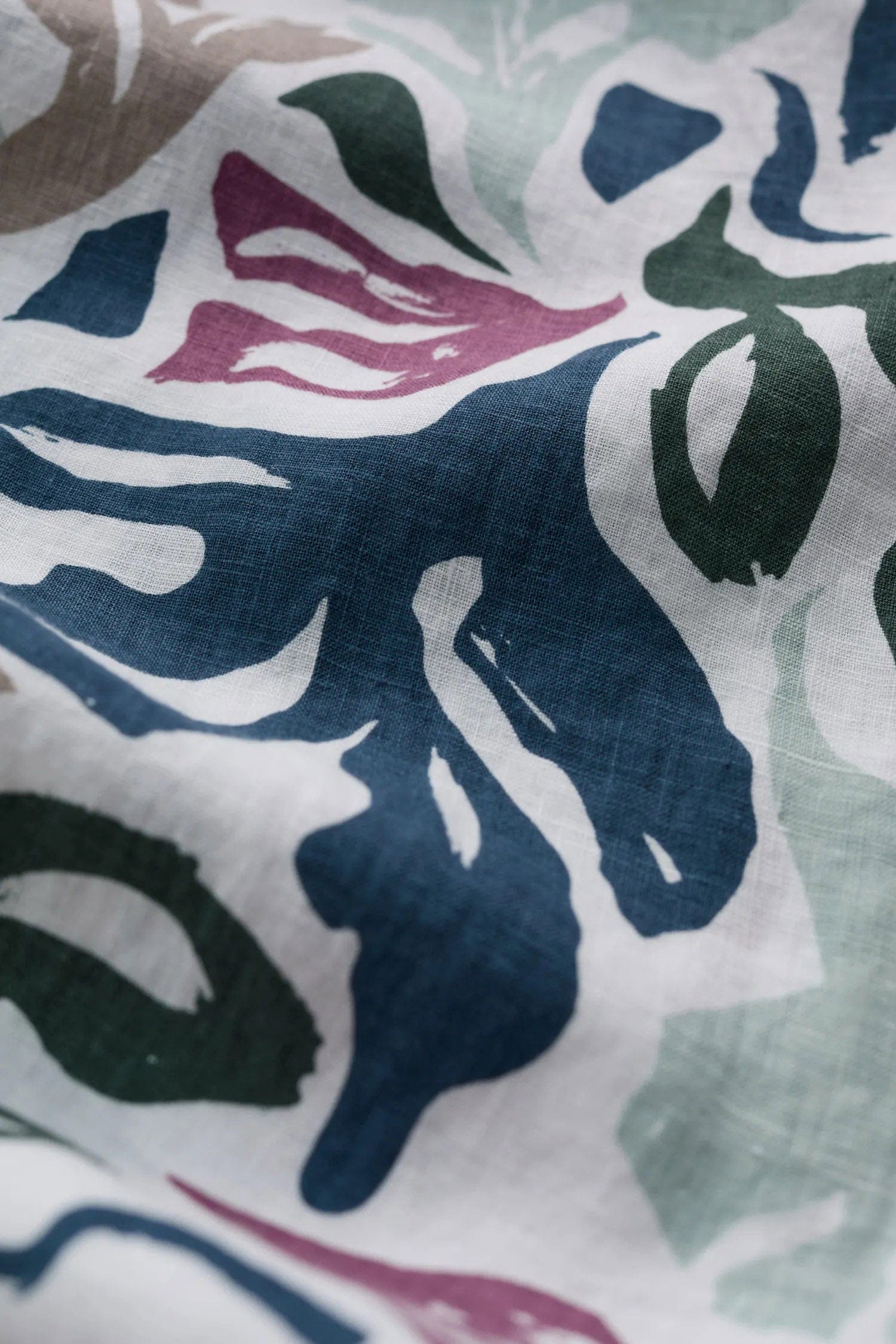 Seasalt Peaceful Haven Linen Culottes - Sea Frond Chalk