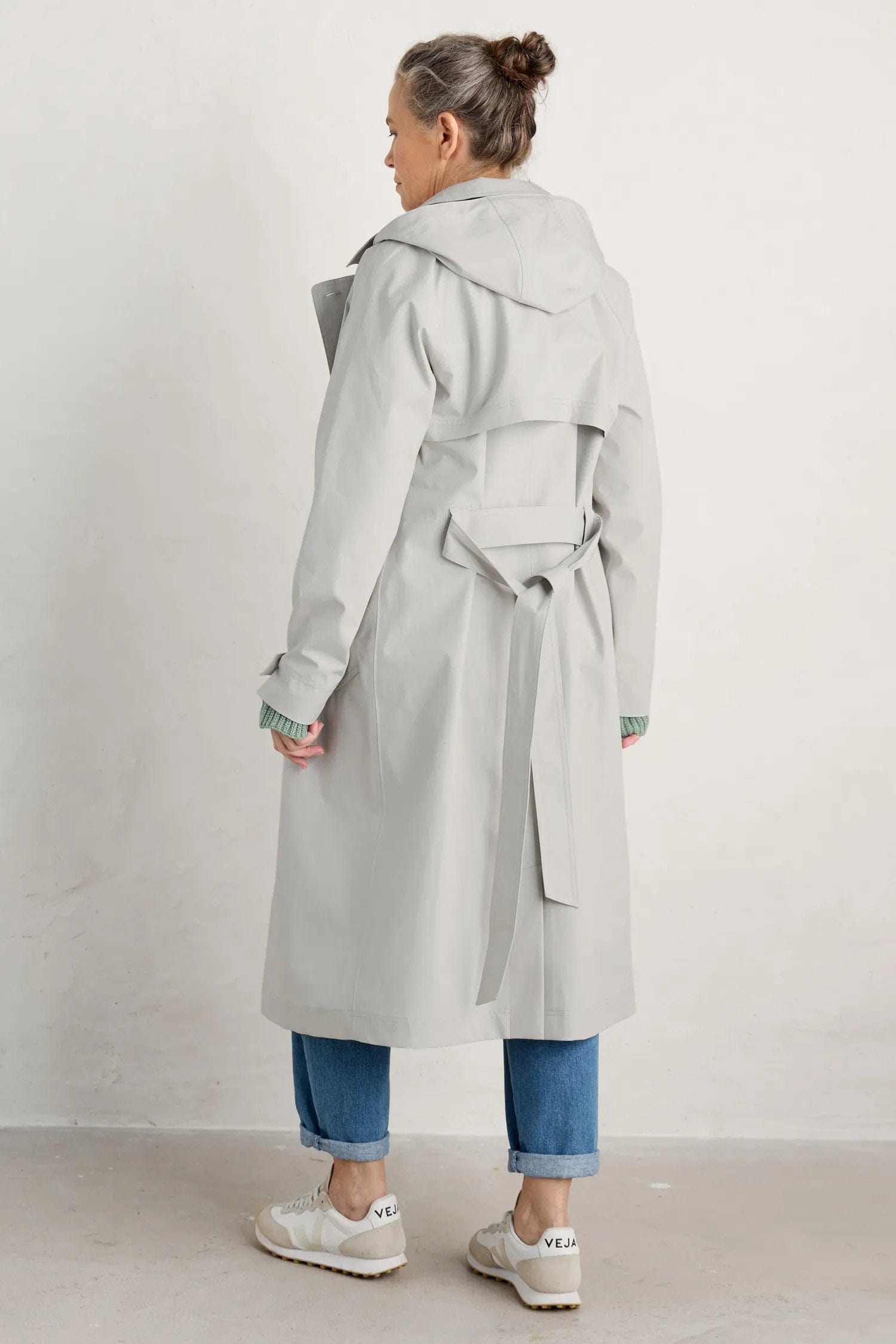 Seasalt Penweathers Trench Coat - Driftwood