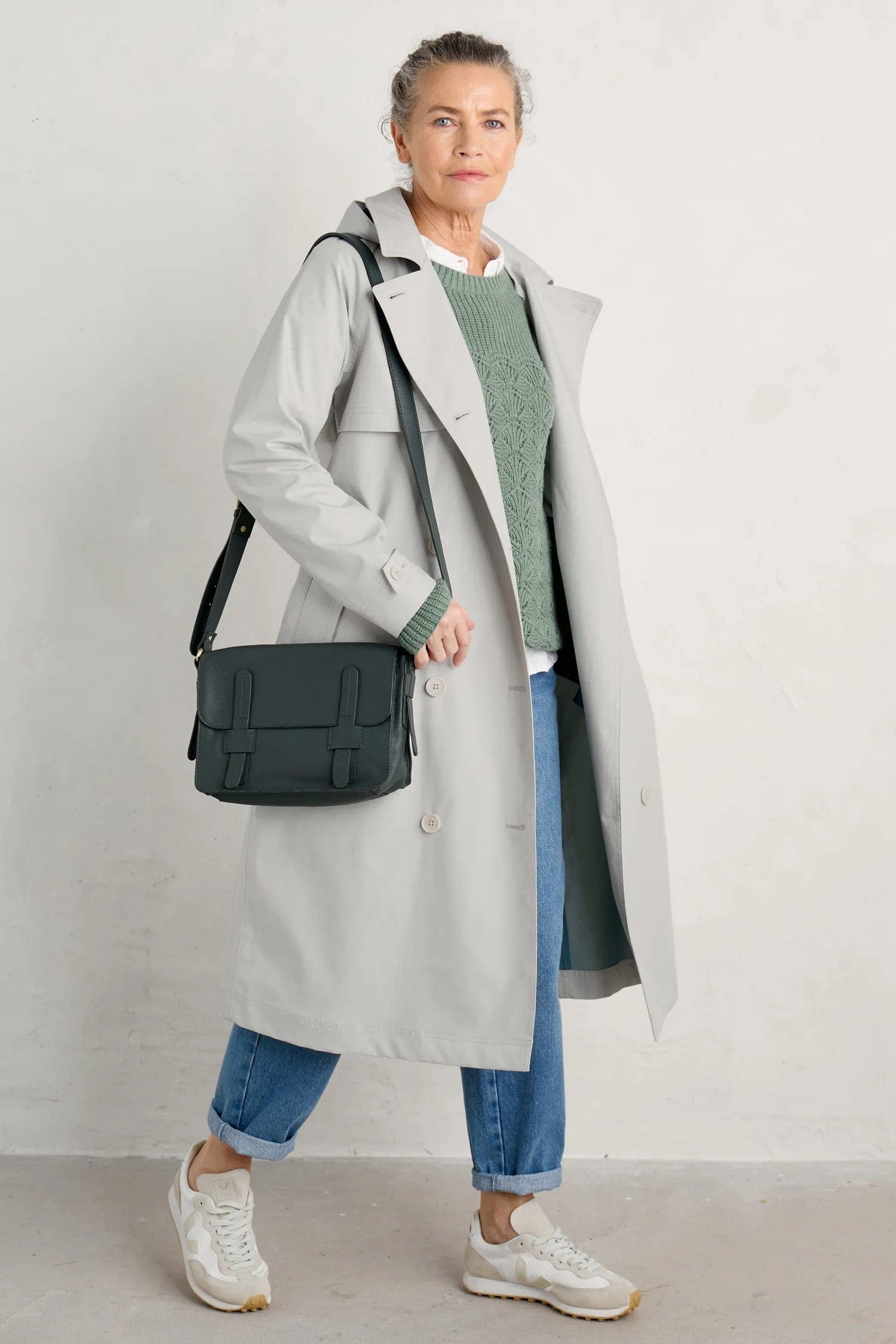 Seasalt Penweathers Trench Coat - Driftwood