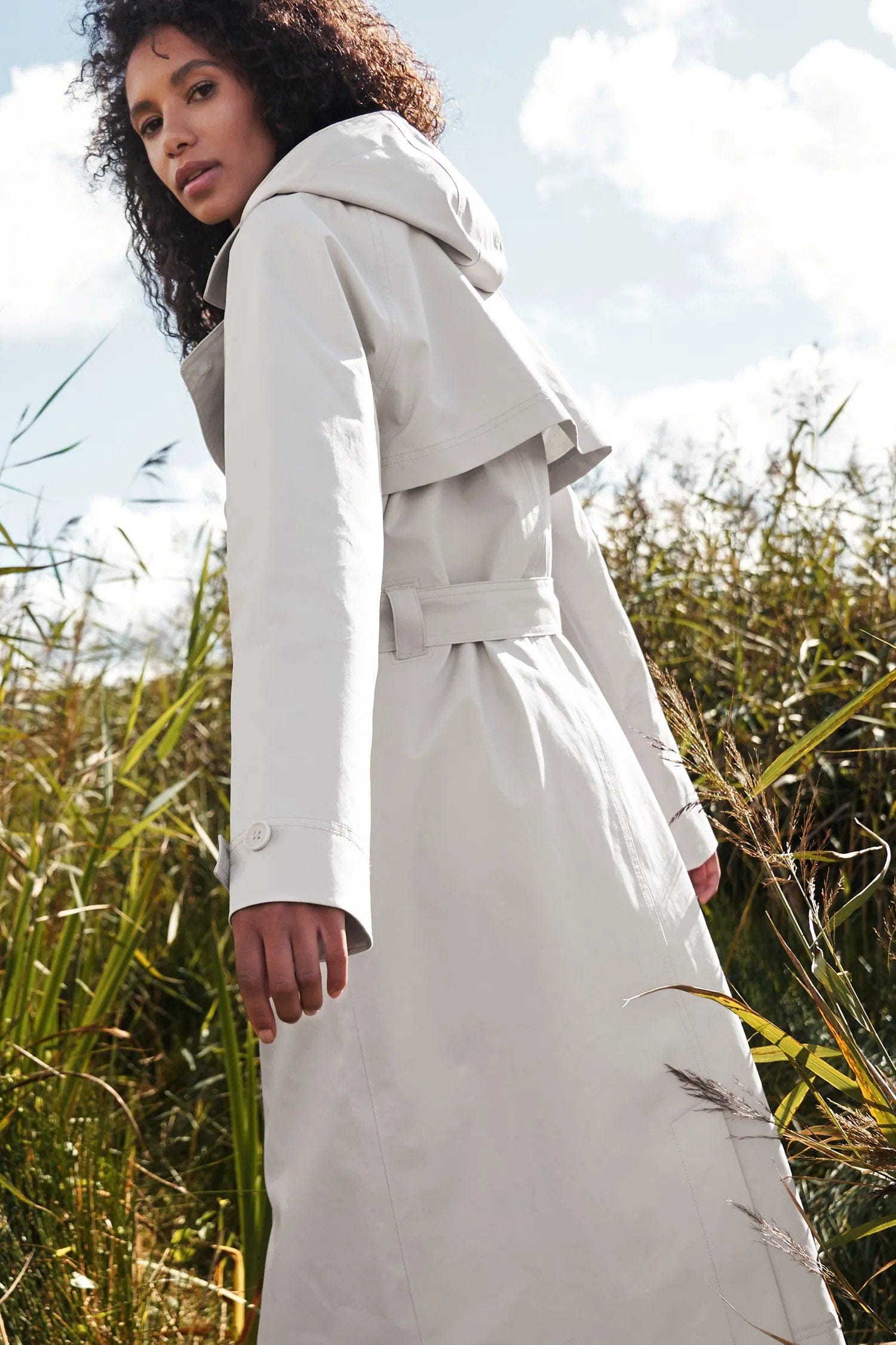 Seasalt Penweathers Trench Coat - Driftwood