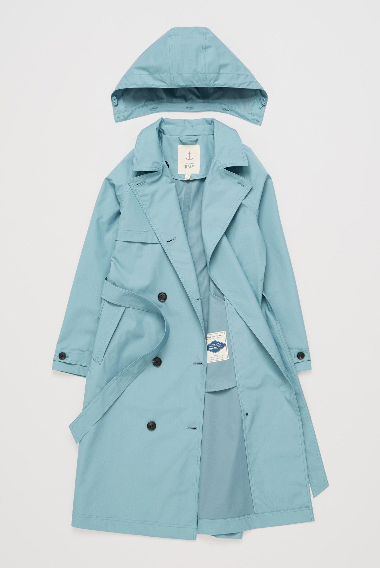 Seasalt Penweathers Trench Coat - Hail