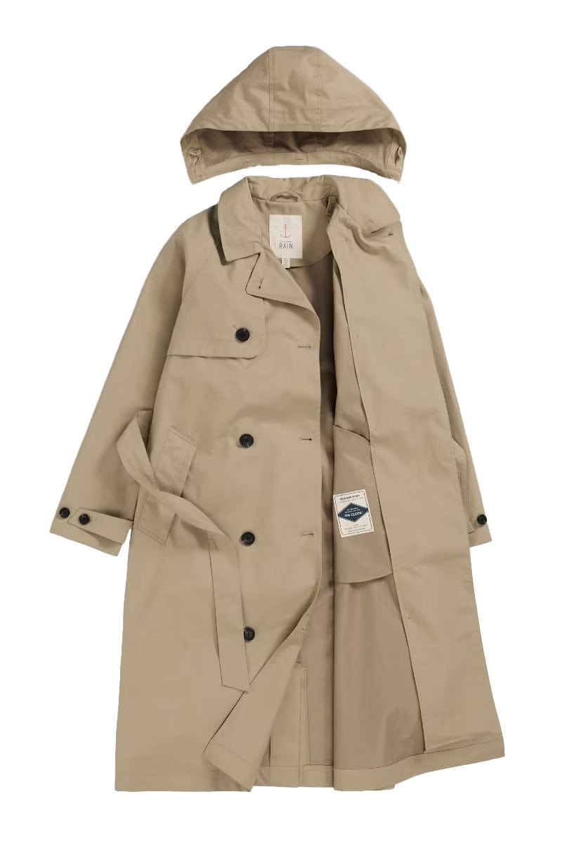Seasalt Penweathers Trench Coat - Seed