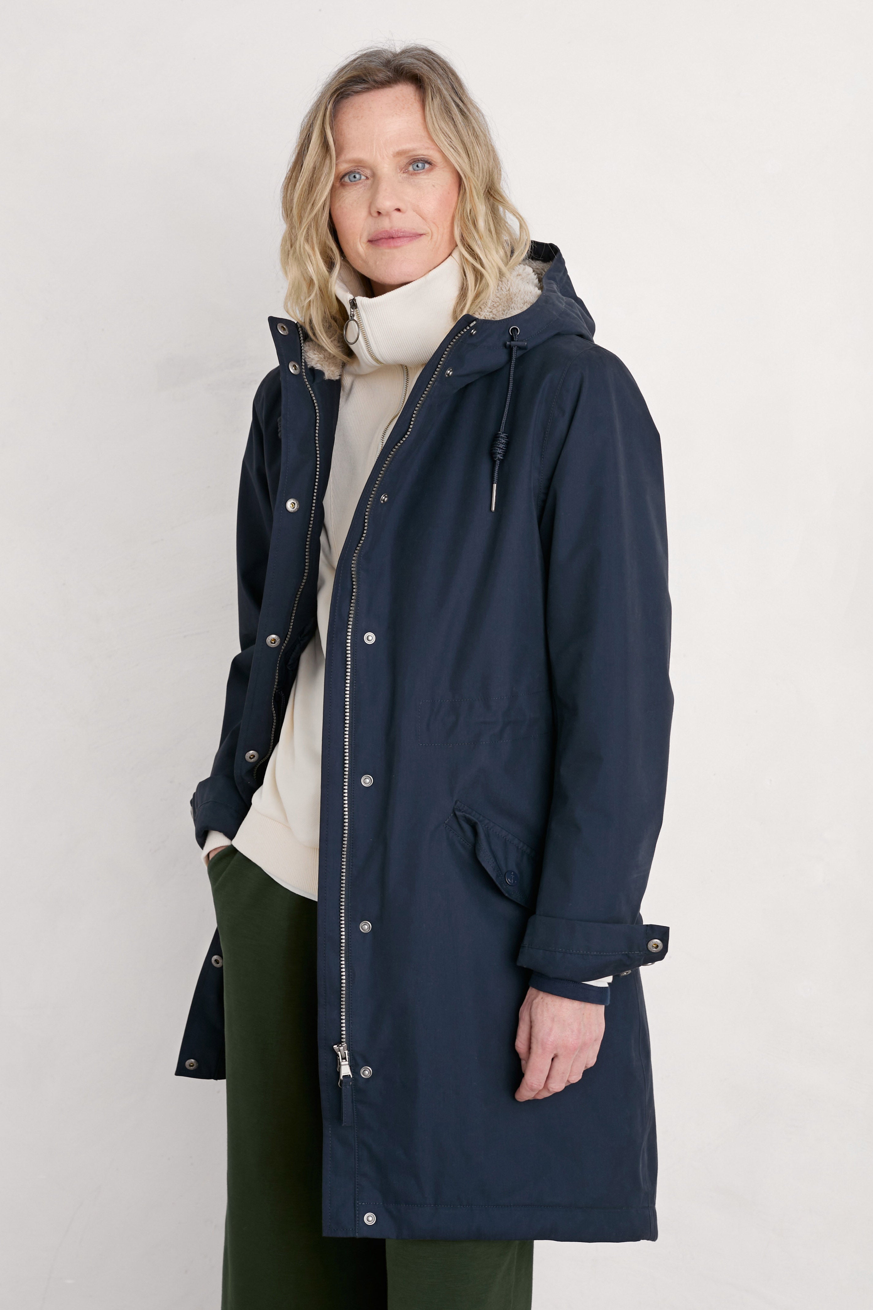 Seasalt Plant Hunter 2 Waterproof Coat - Midnight