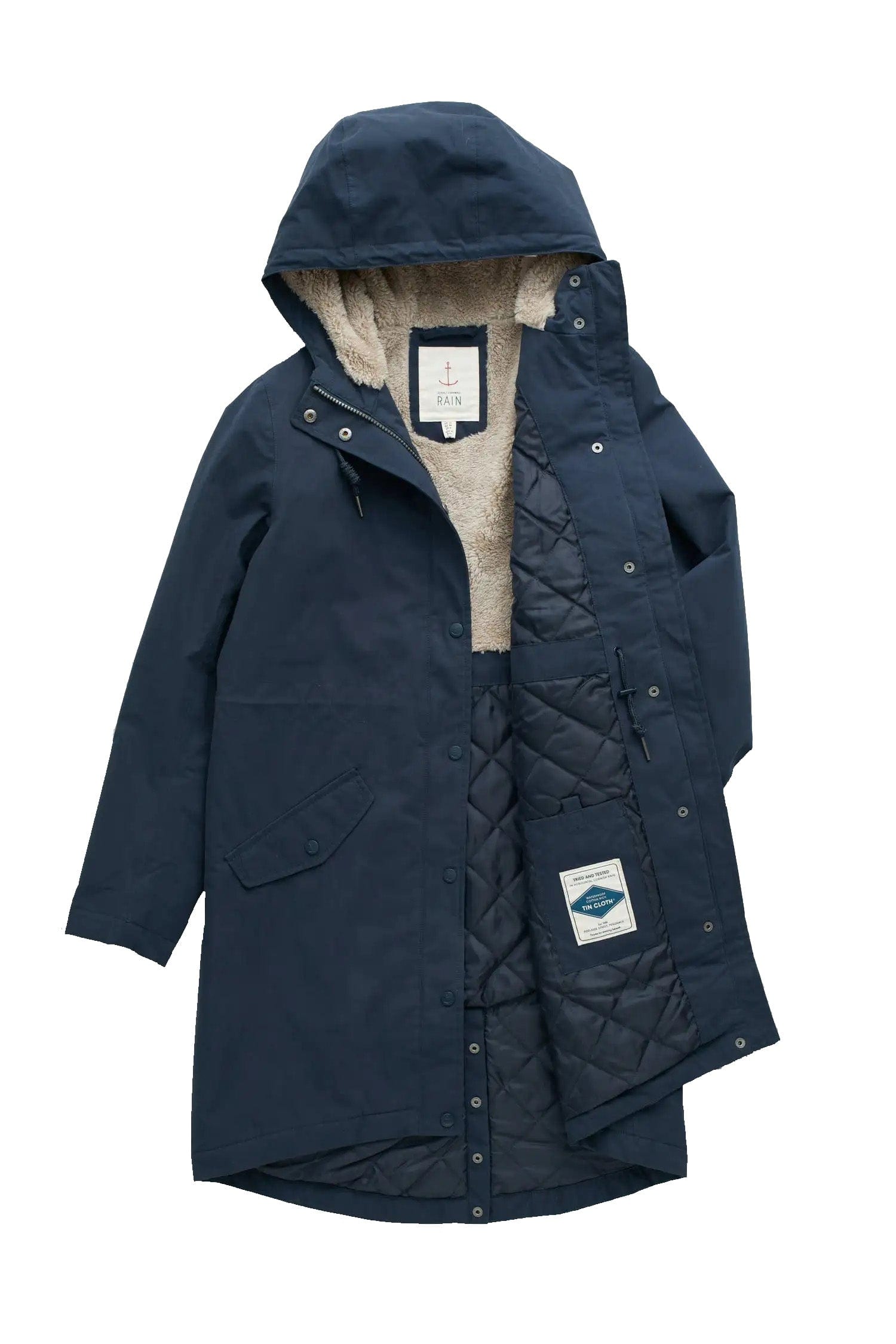 Seasalt Plant Hunter 2 Waterproof Coat - Midnight