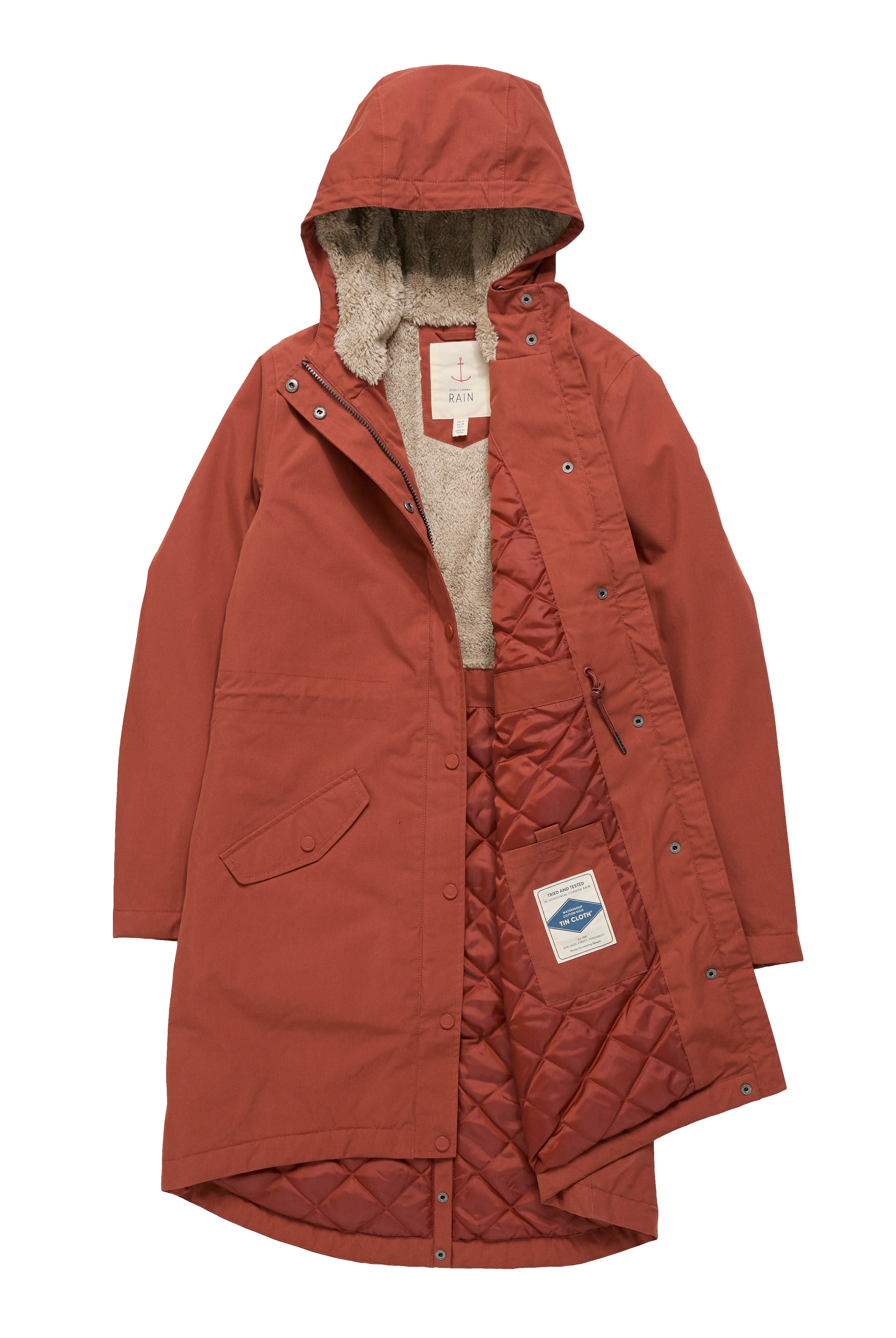 Seasalt Plant Hunter 2 Waterproof Parka Coat - Hazel
