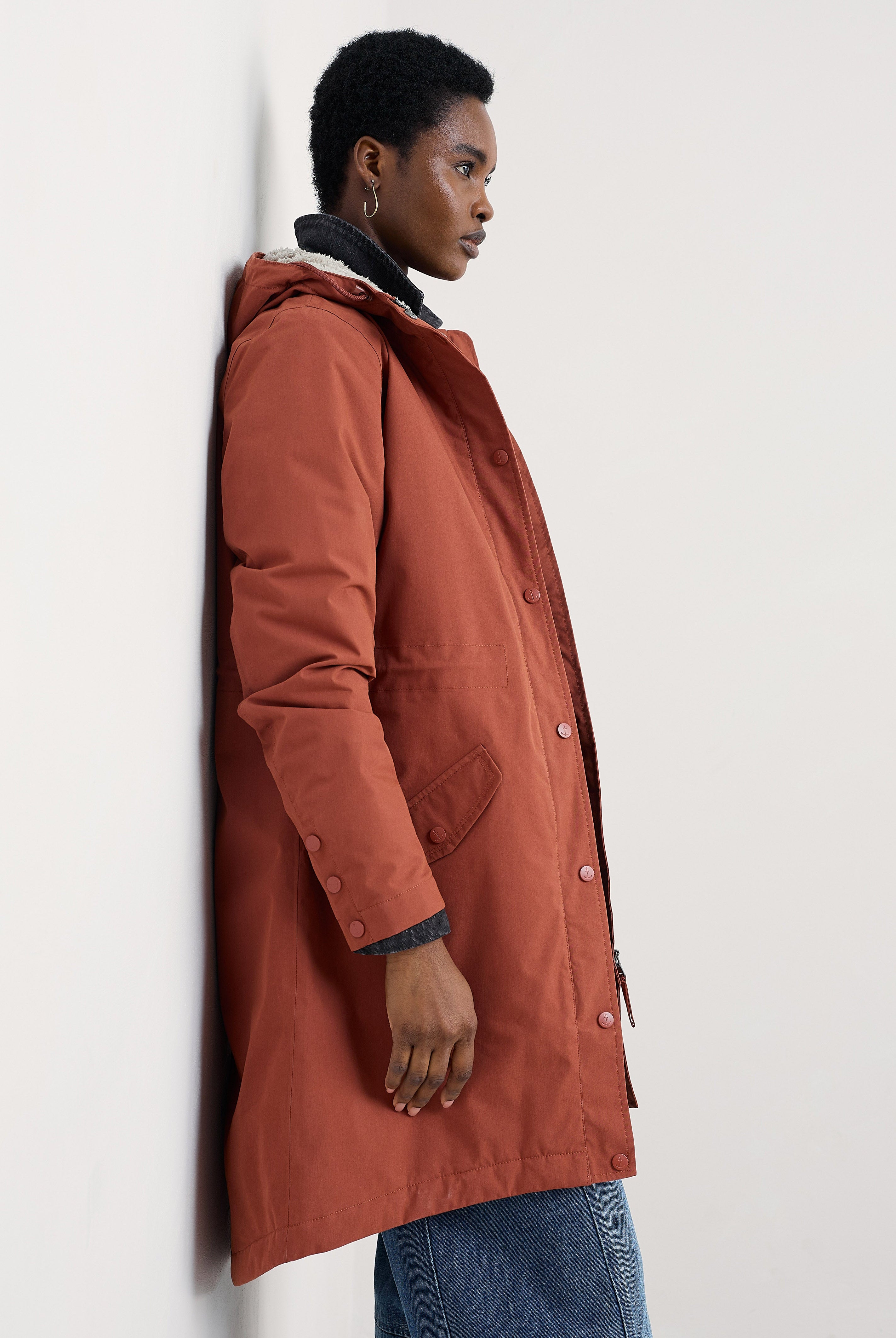 Seasalt Plant Hunter 2 Waterproof Parka Coat - Hazel