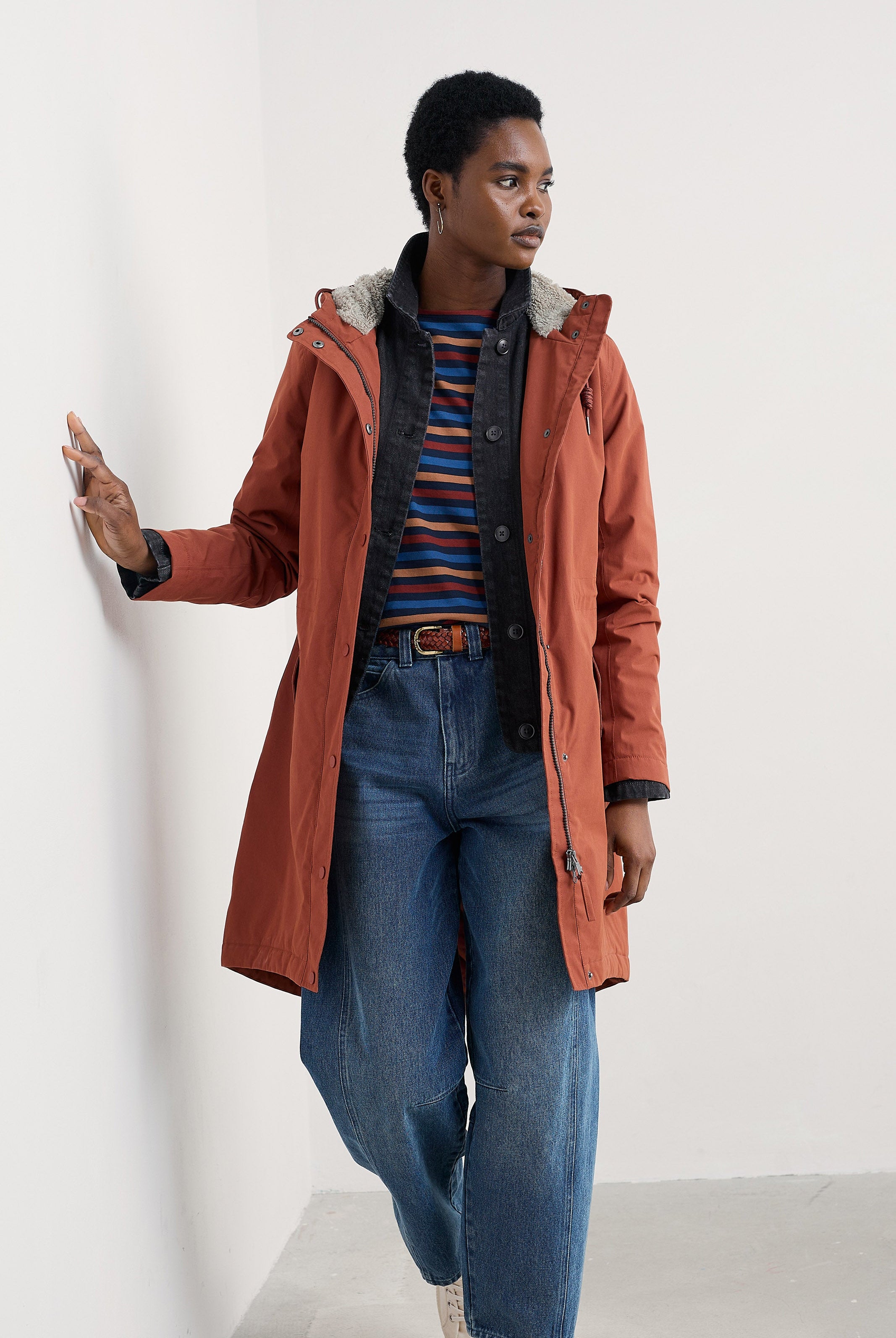 Seasalt Plant Hunter 2 Waterproof Parka Coat - Hazel