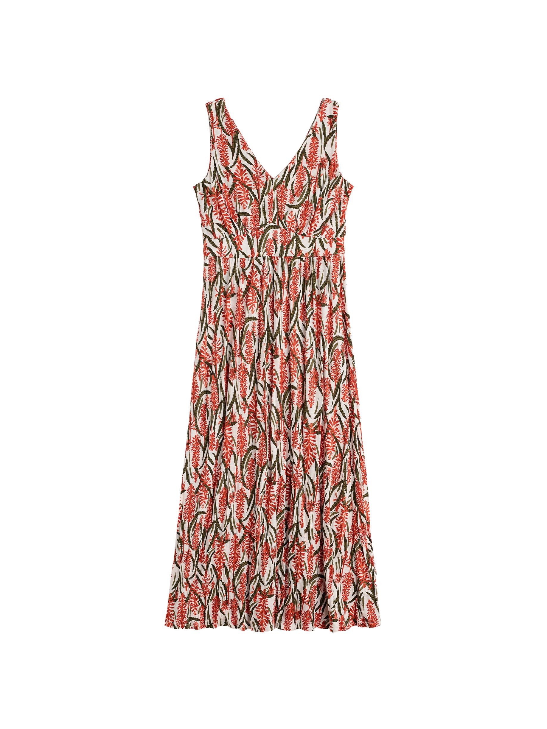 Seasalt Polmanter Dress - Red Hot Poker Chalk