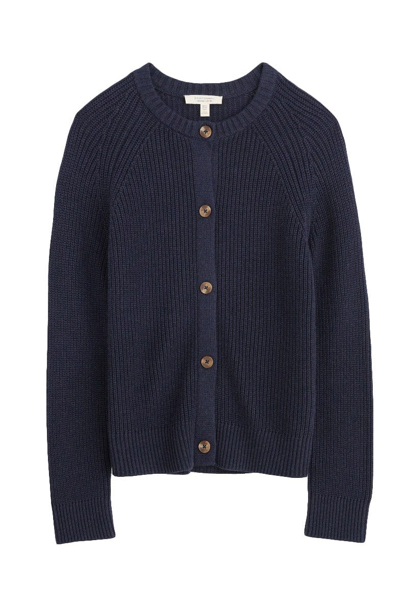 Seasalt Potters Meadow Organic Cotton Cardigan - Maritime