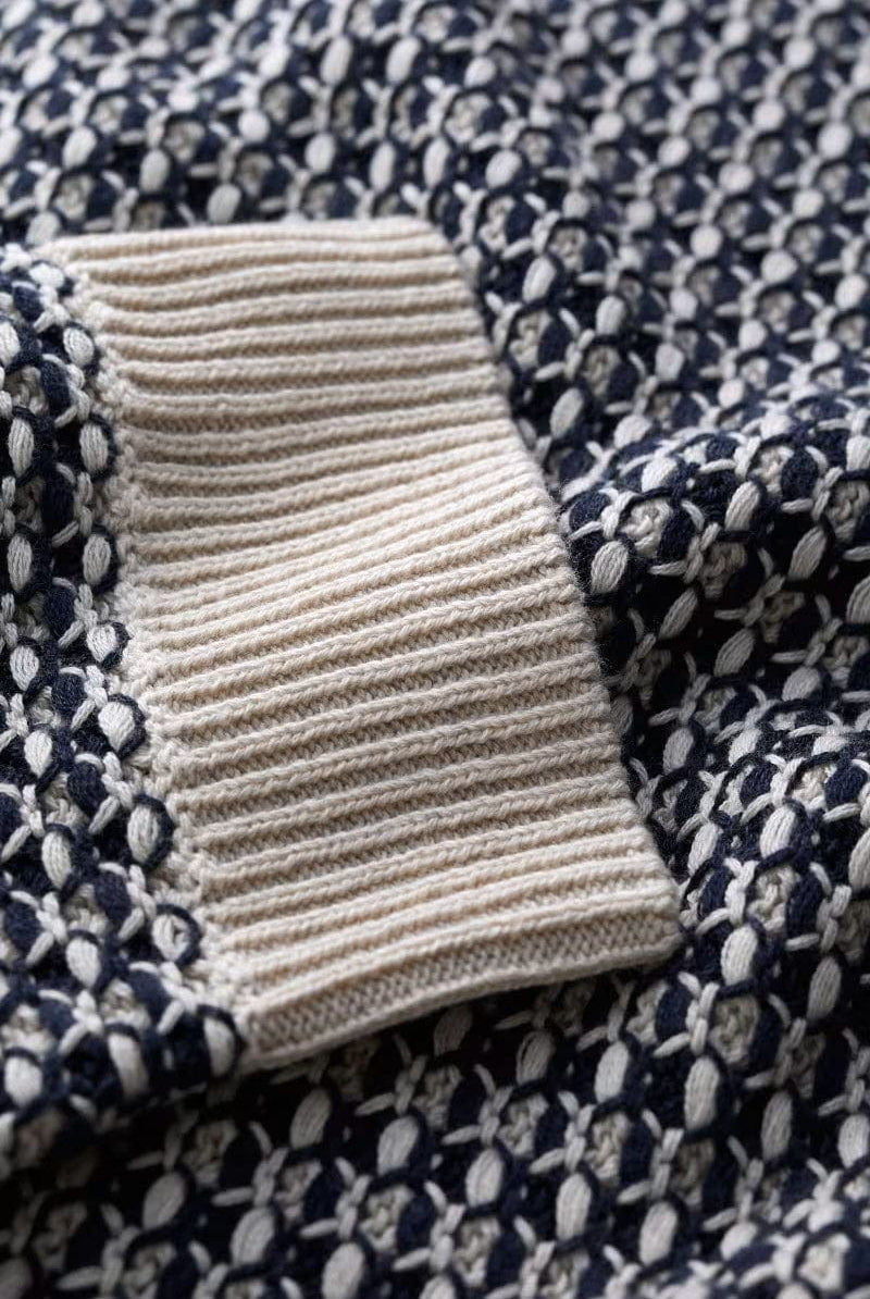 Seasalt Reed Bunting Knitted Top - Downwind Chalk Maritime