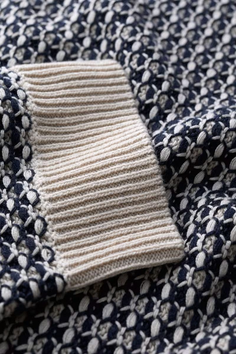 Seasalt Reed Bunting Knitted Top - Downwind Chalk Maritime