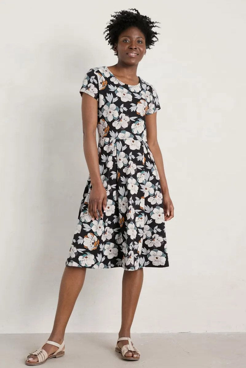 Seasalt Riviera Dress II - Peony Onyx